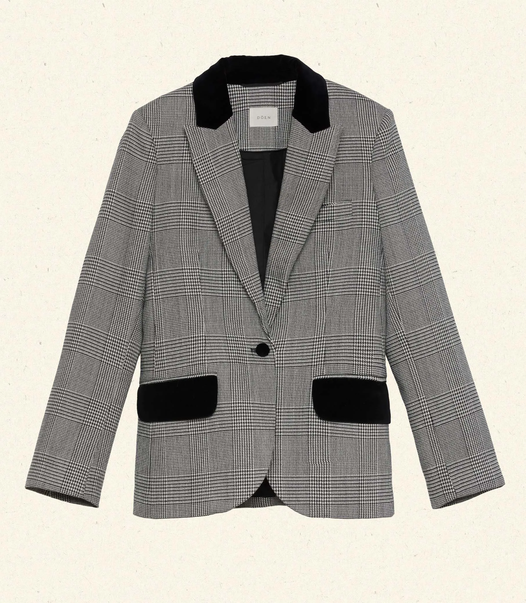 CASPER BLAZER -- WAINWRIGHT HOUNDSTOOTH CHECK sold by Doen product image thumbnail 5