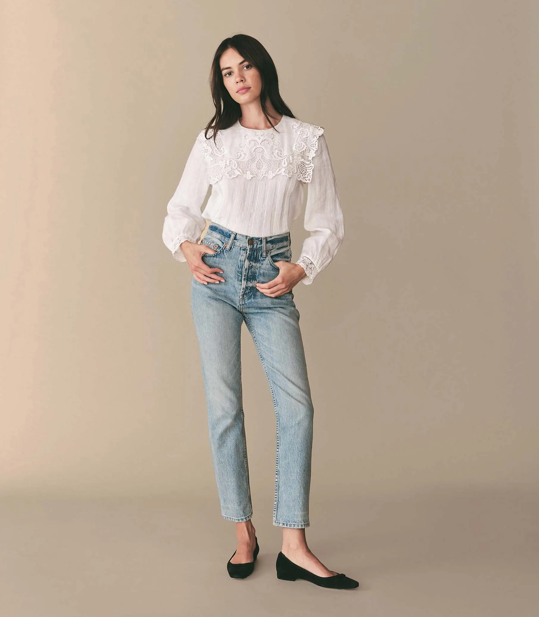 HMD -- ETIENNE TOP -- SALT sold by Doen product image thumbnail 2