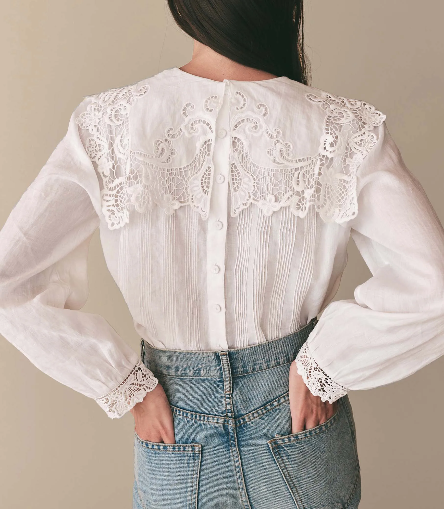 HMD -- ETIENNE TOP -- SALT sold by Doen product image thumbnail 3