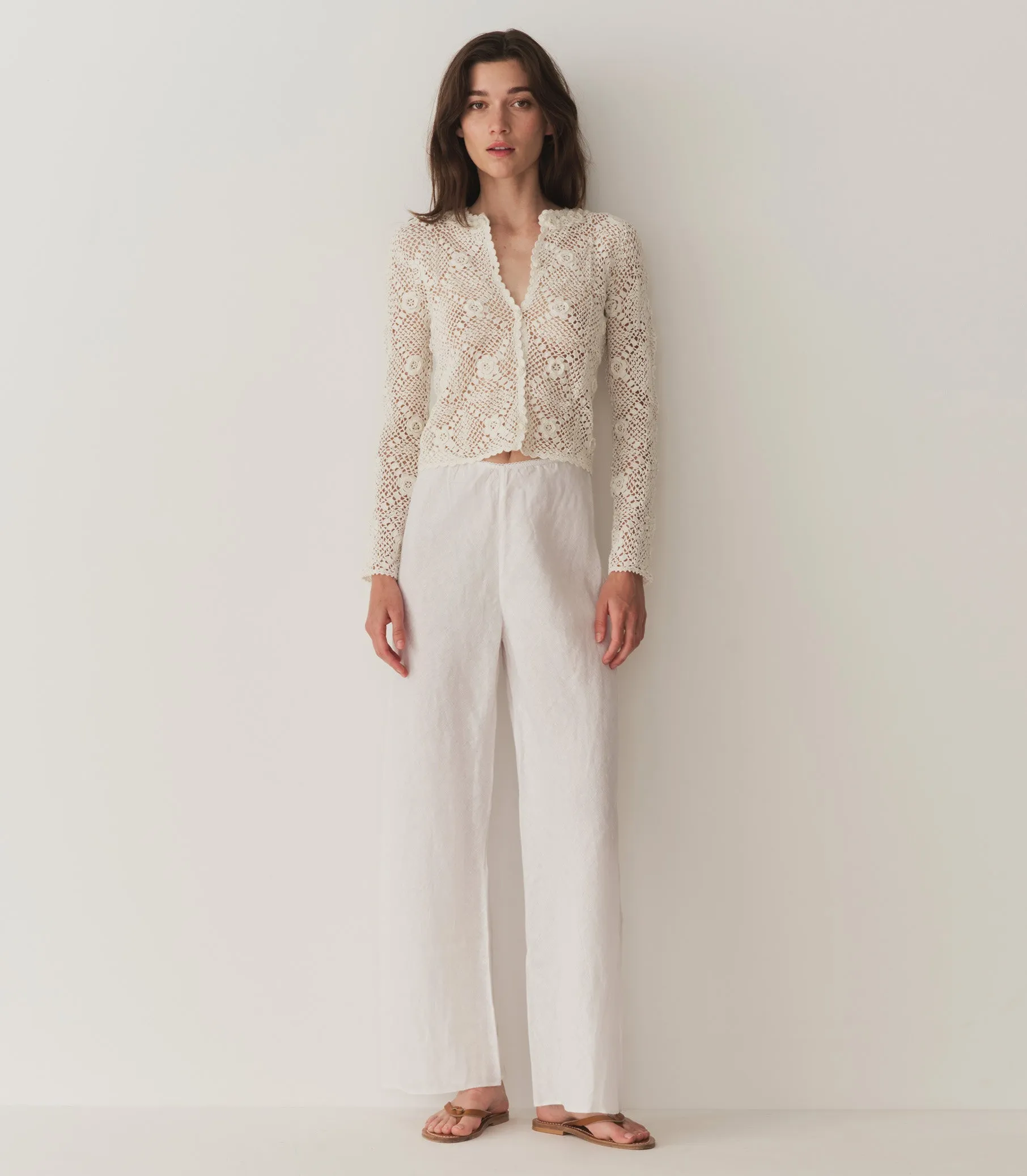 HMD -- OTTOLINE CARDIGAN -- PEARL sold by Doen product image thumbnail 2