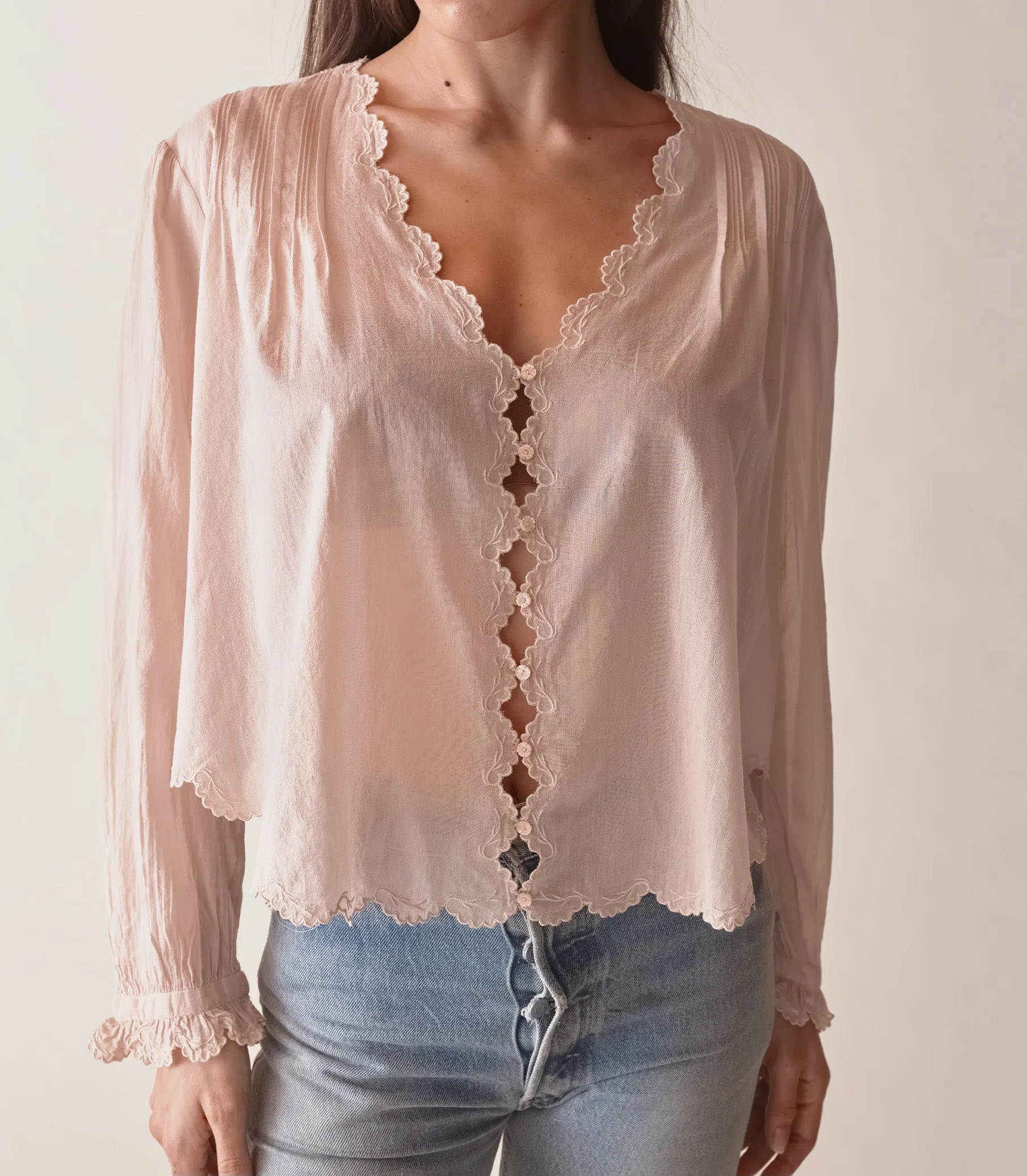 ELAYNE TOP -- SUNDRIED ROSE sold by Doen product image thumbnail 2