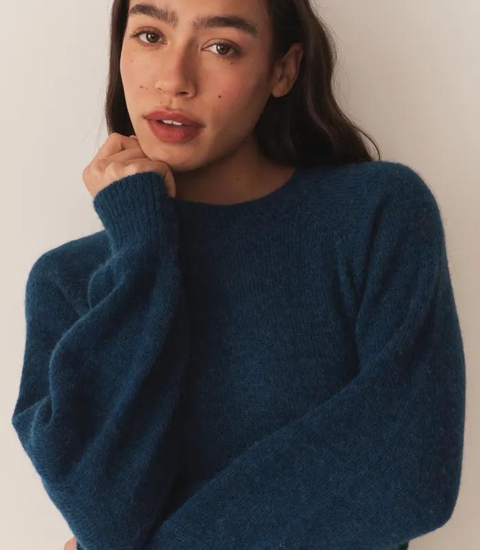 MARSENA SWEATER -- DEEP SAPPHIRE sold by Doen