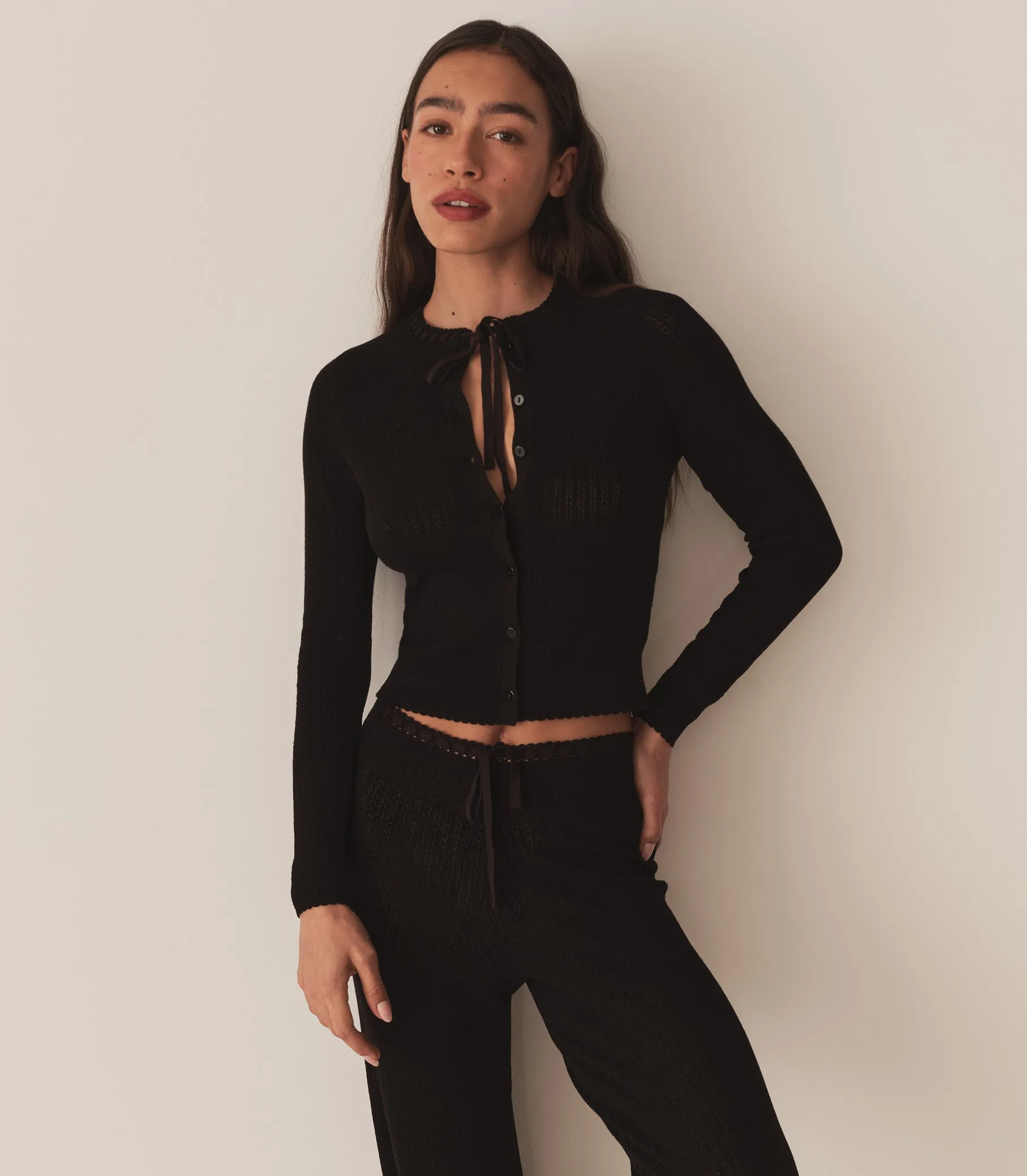 ROSALINE CARDIGAN -- BLACK sold by Doen product image thumbnail 5