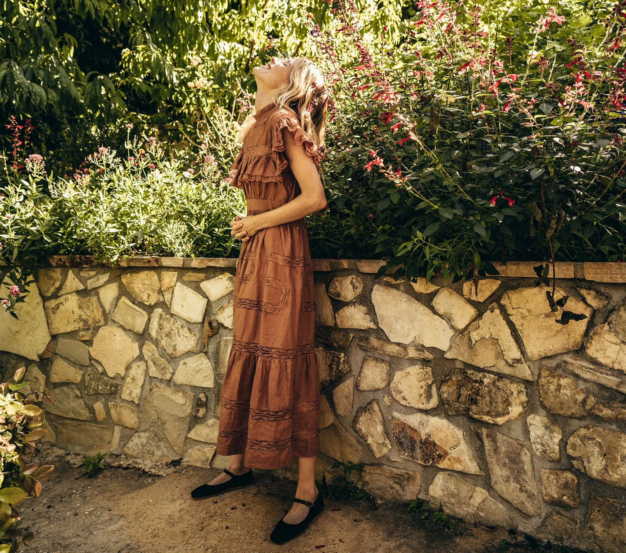 HMD -- RUE DRESS -- CLOVE sold by Doen product image thumbnail 4