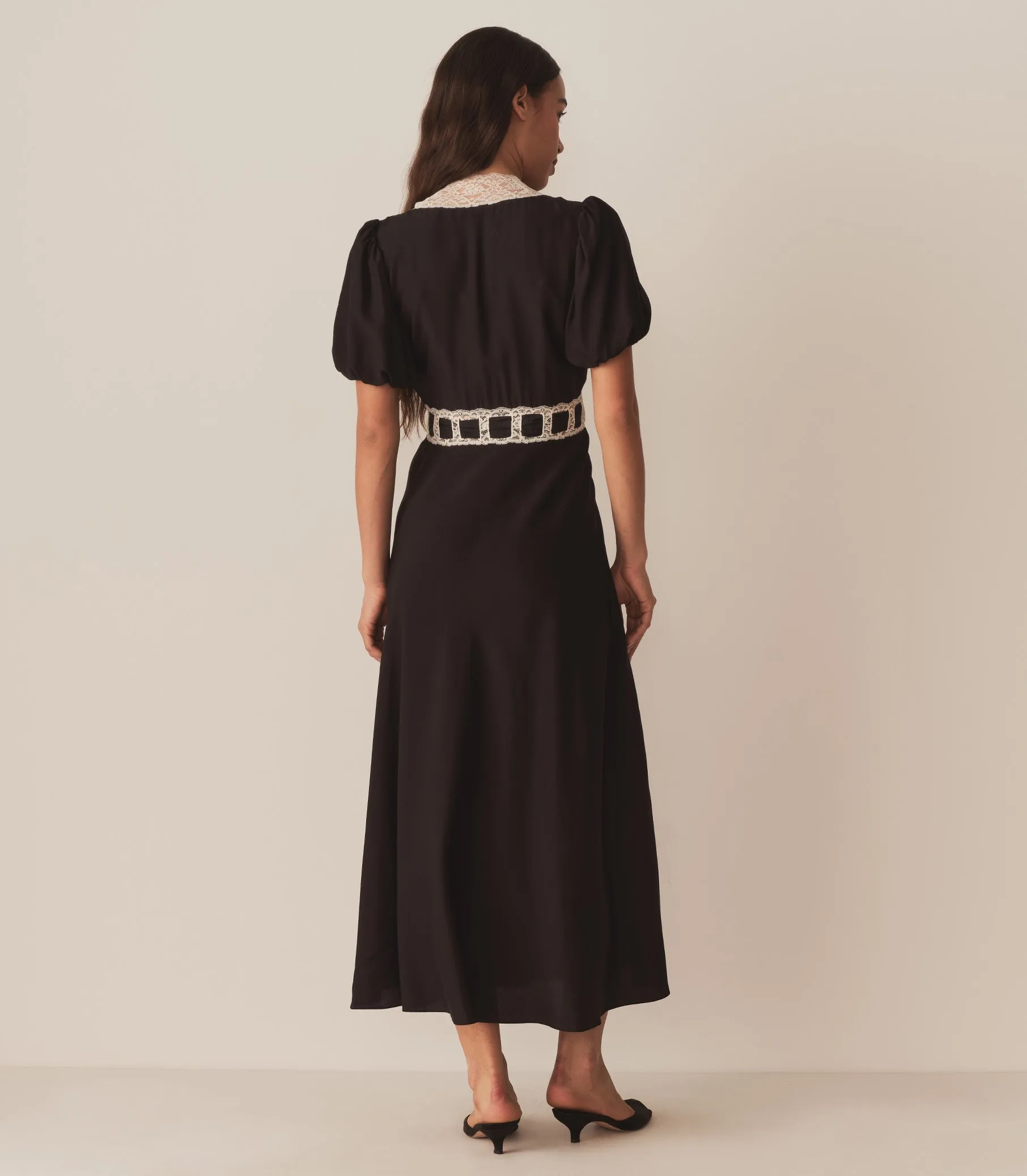 AUGUSTINA DRESS -- BLACK sold by Doen product image thumbnail 5