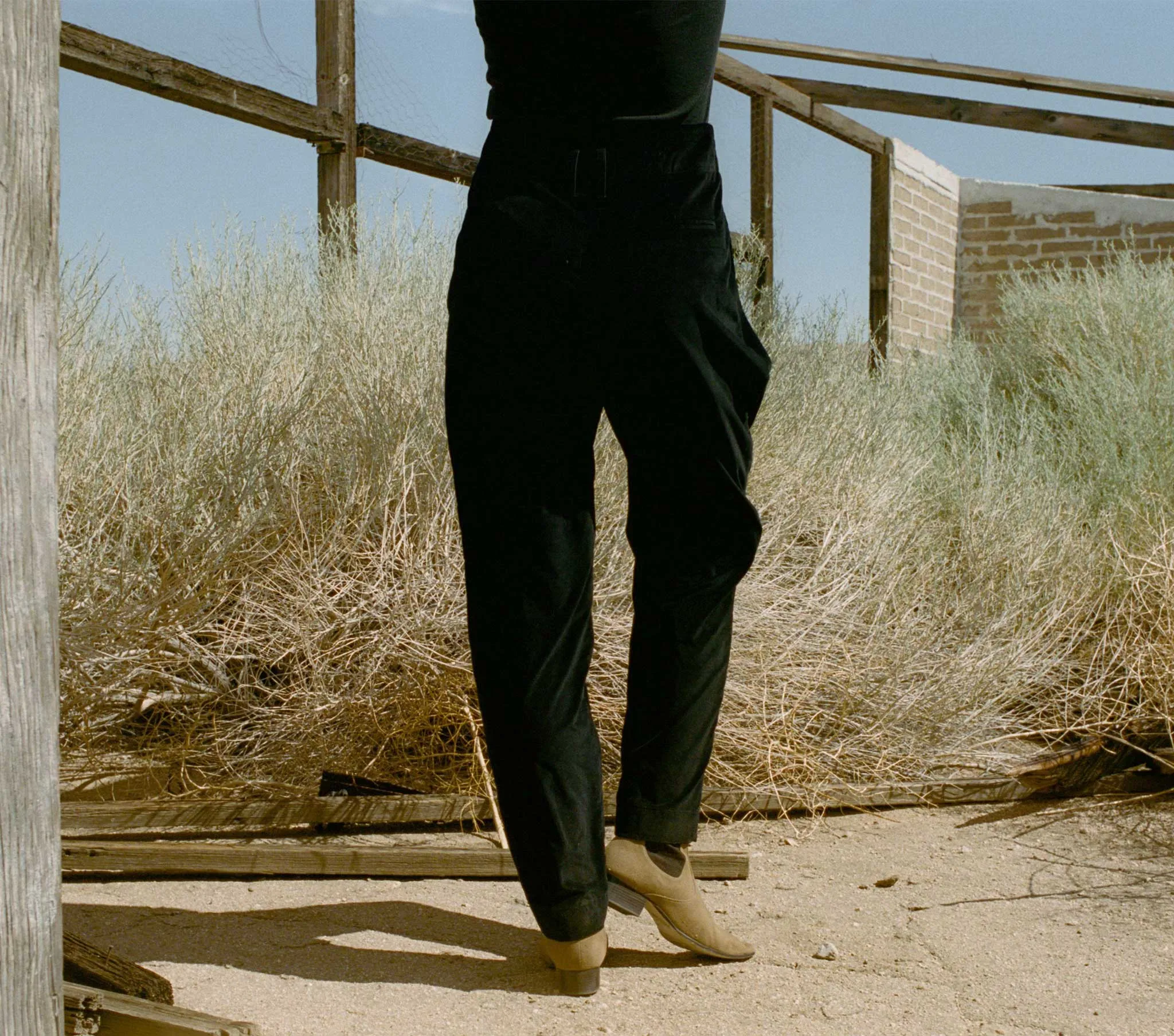 HMD -- NELDA PANT -- BLACK sold by Doen product image thumbnail 4