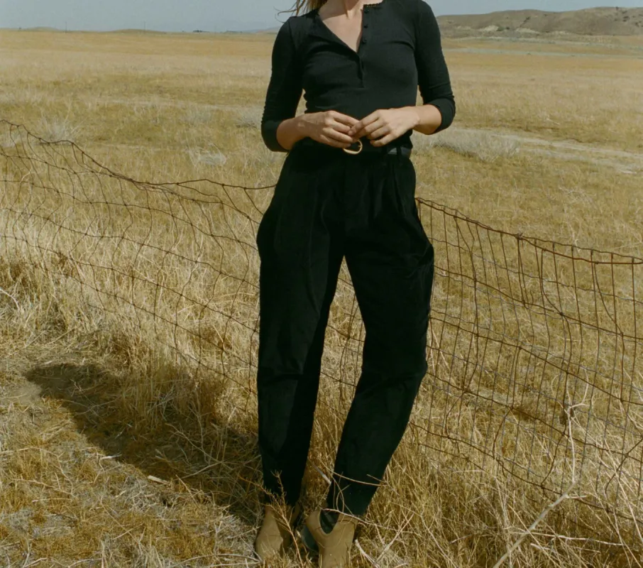 HMD -- NELDA PANT -- BLACK sold by Doen