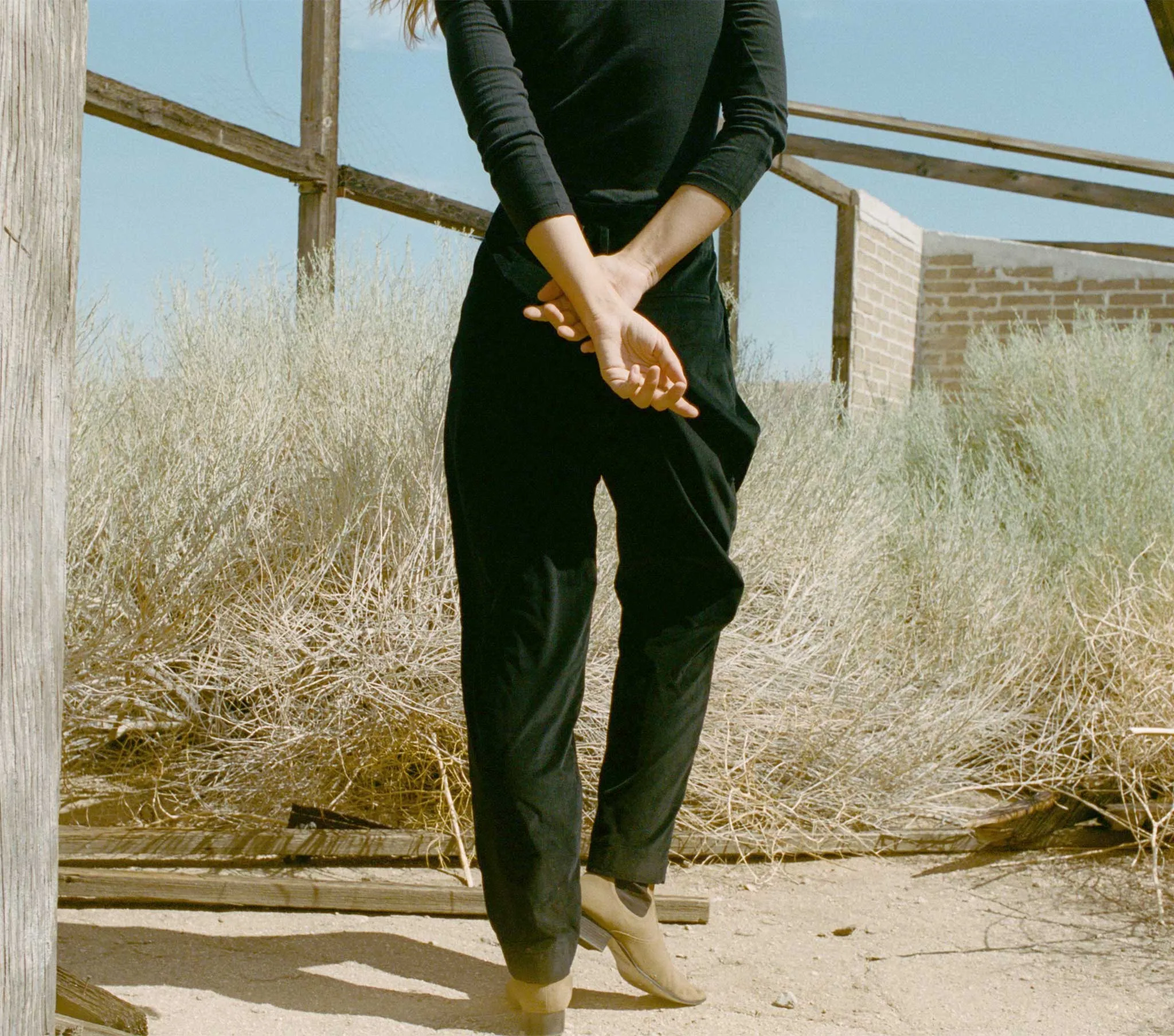 HMD -- NELDA PANT -- BLACK sold by Doen product image thumbnail 5