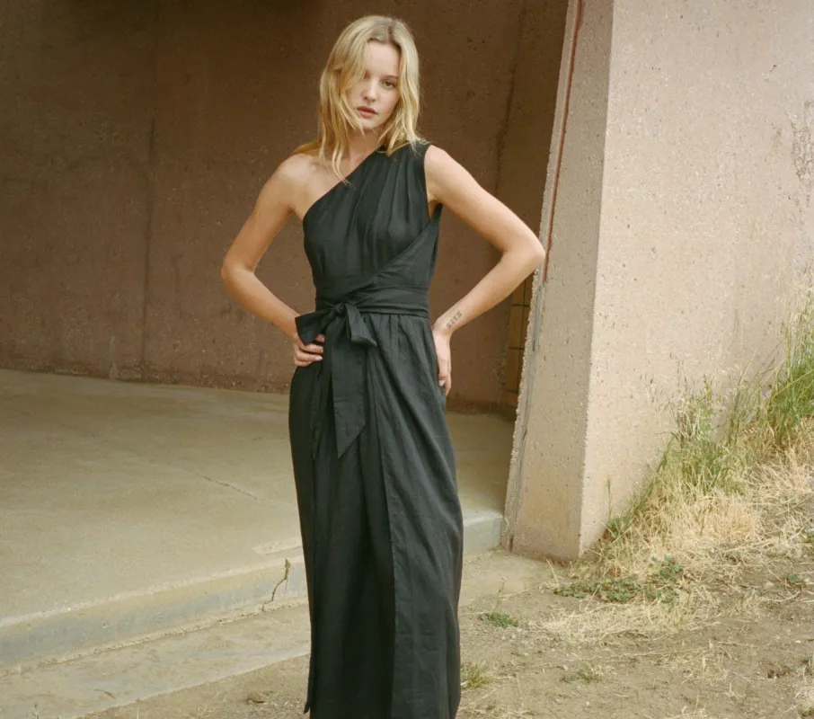 HMD -- PHOENIX DRESS -- BLACK sold by Doen