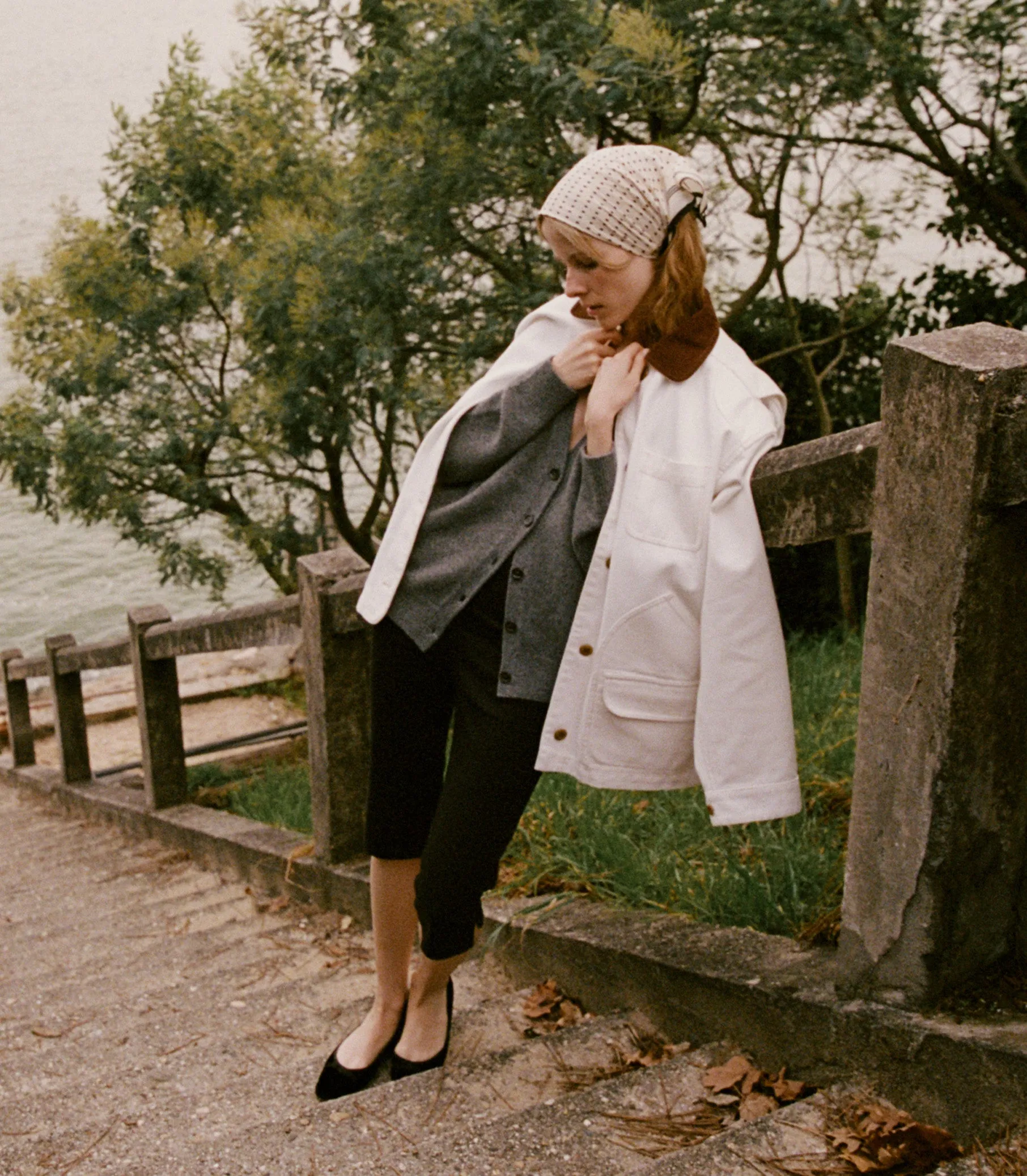 AURIE CASHMERE CARDIGAN -- CHARCOAL sold by Doen product image thumbnail 5