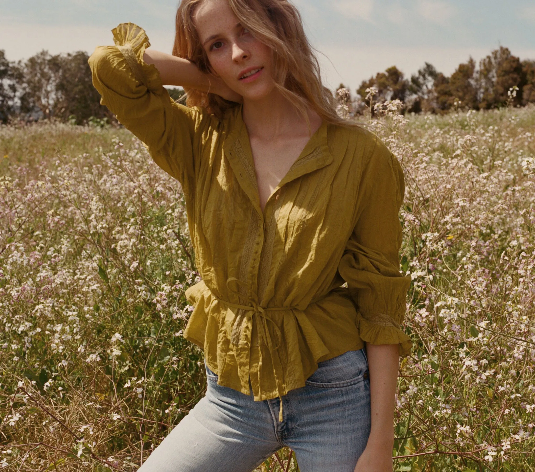 HMD -- LILLE TOP -- CITRON sold by Doen product image thumbnail 3