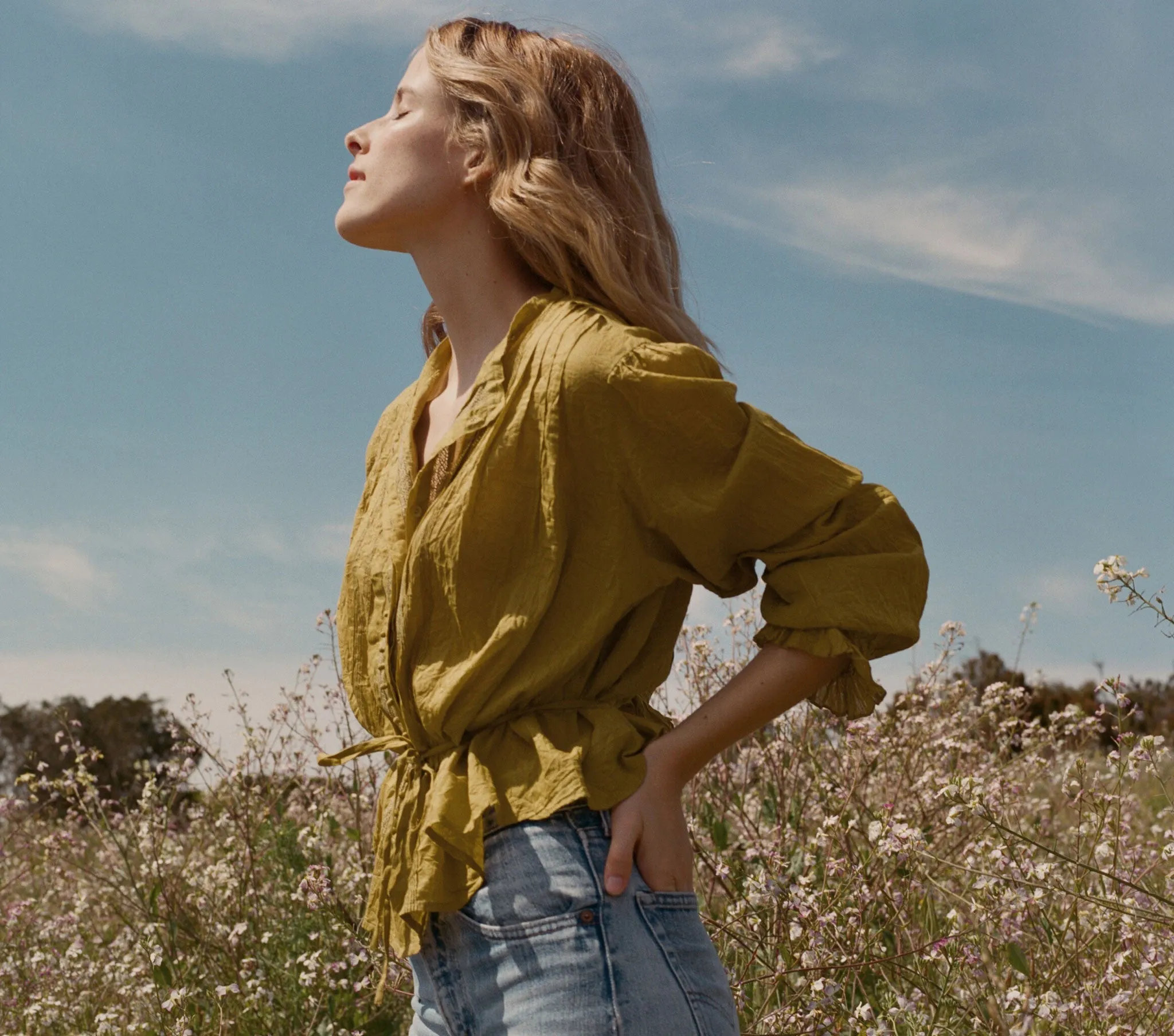 HMD -- LILLE TOP -- CITRON sold by Doen product image thumbnail 4