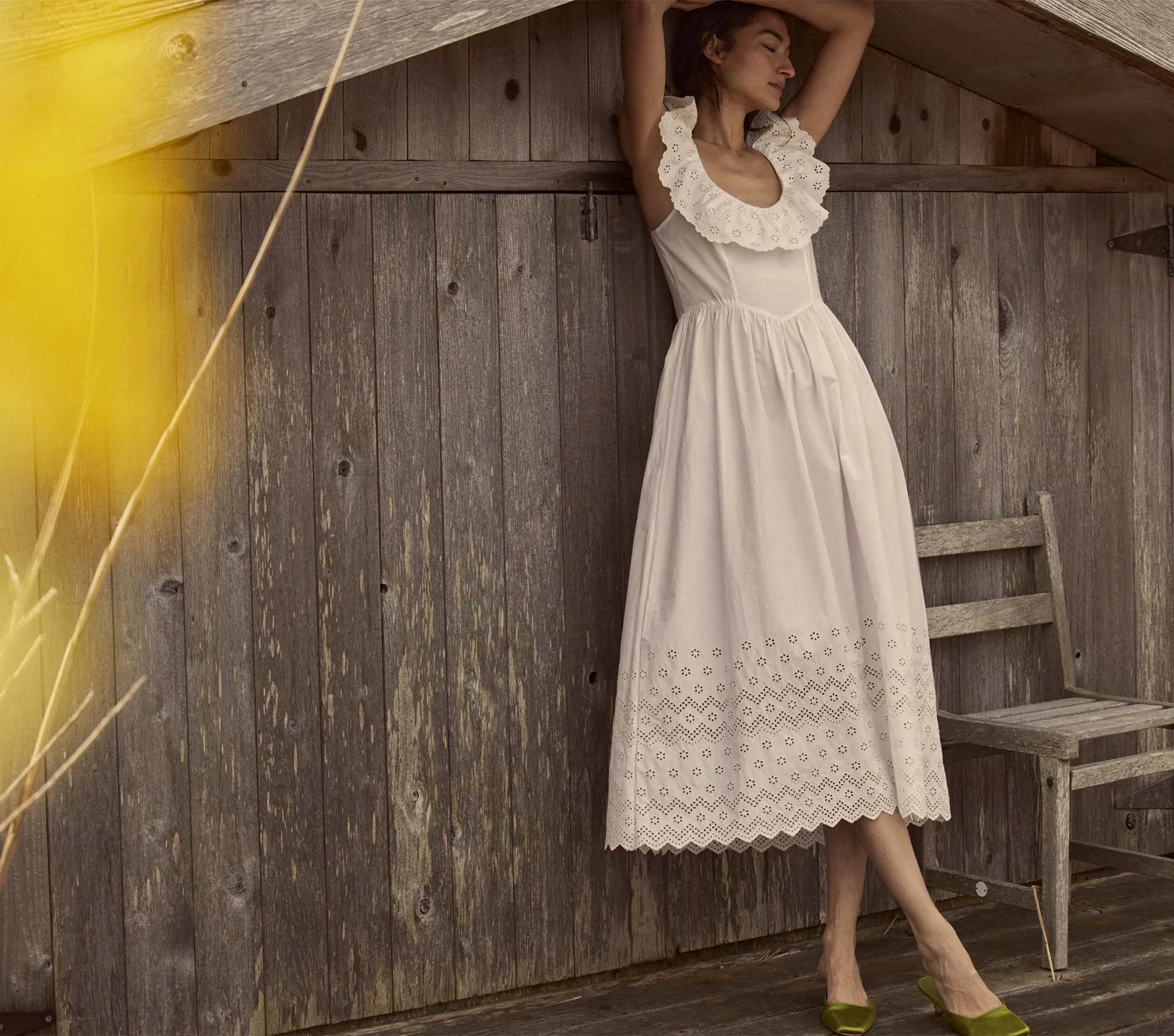 HMD -- LIESEL DRESS -- SALT sold by Doen product image thumbnail 5