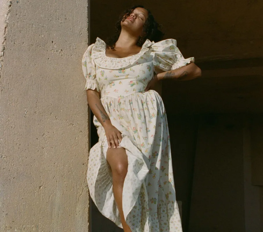 HMD -- LUPINE DRESS -- DILYS POSY made by Doen