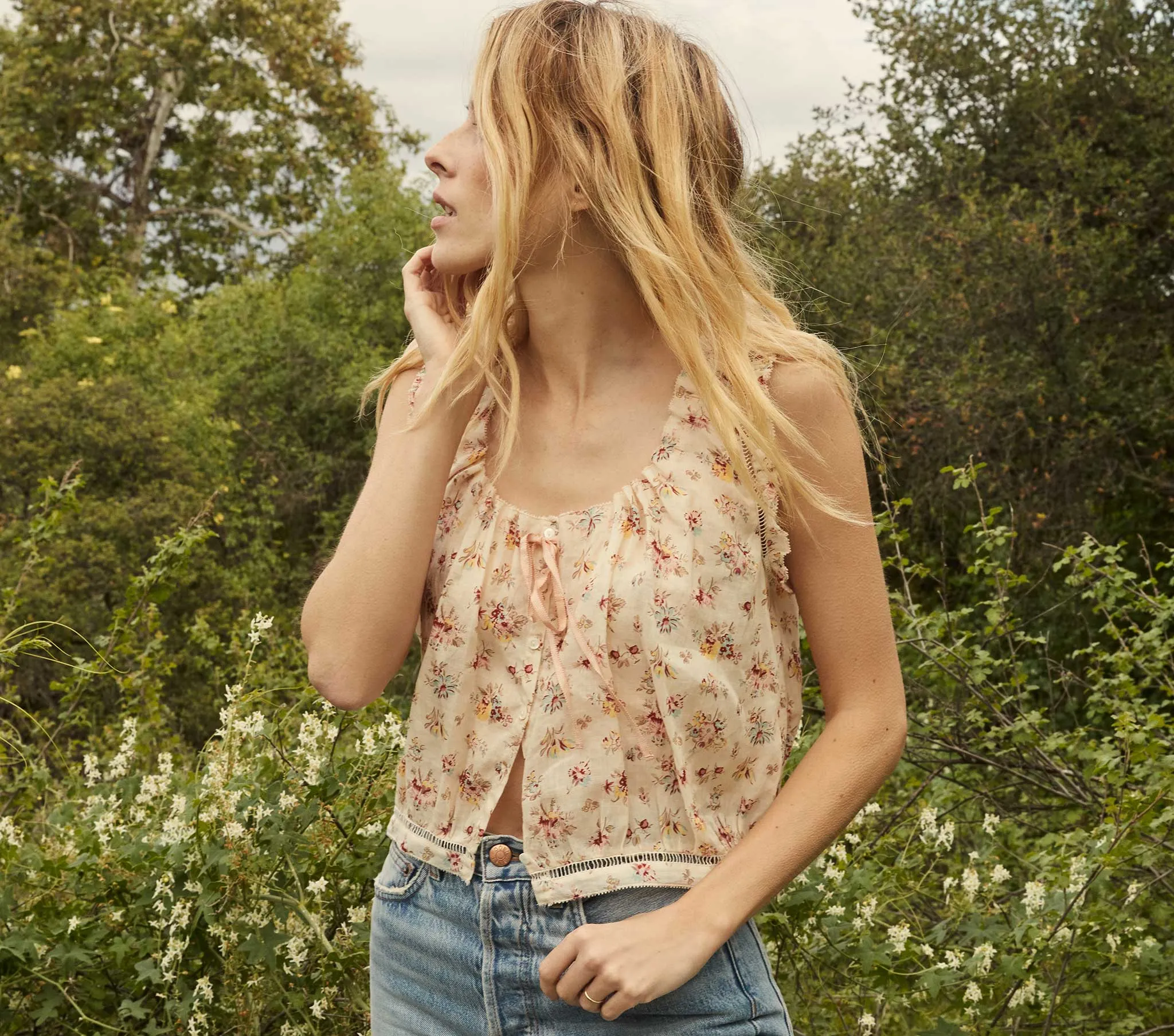 HMD -- TRAVELER TOP -- TUILERIES BLOOMS sold by Doen product image thumbnail 3