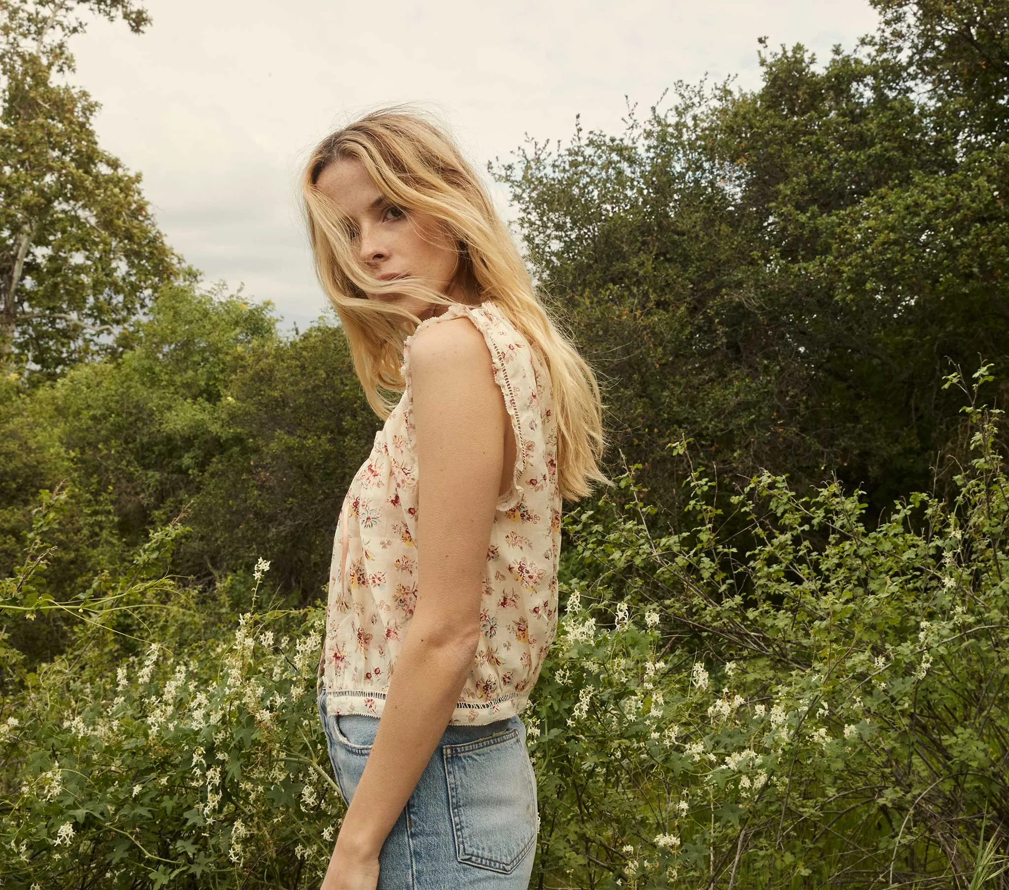 HMD -- TRAVELER TOP -- TUILERIES BLOOMS sold by Doen product image thumbnail 4