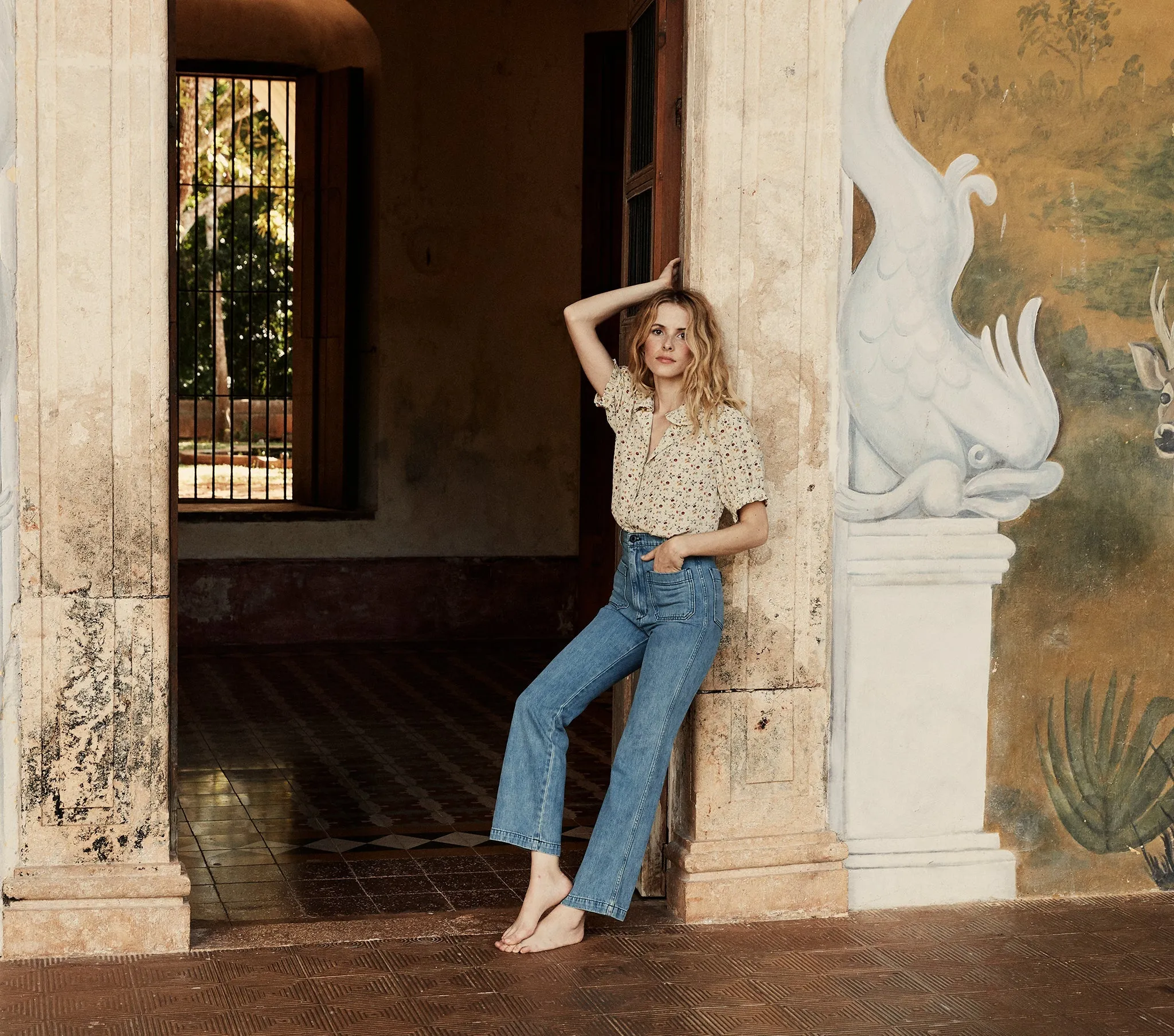 HMD -- BLYTHE TOP -- PAPILLON FLORAL sold by Doen product image thumbnail 5