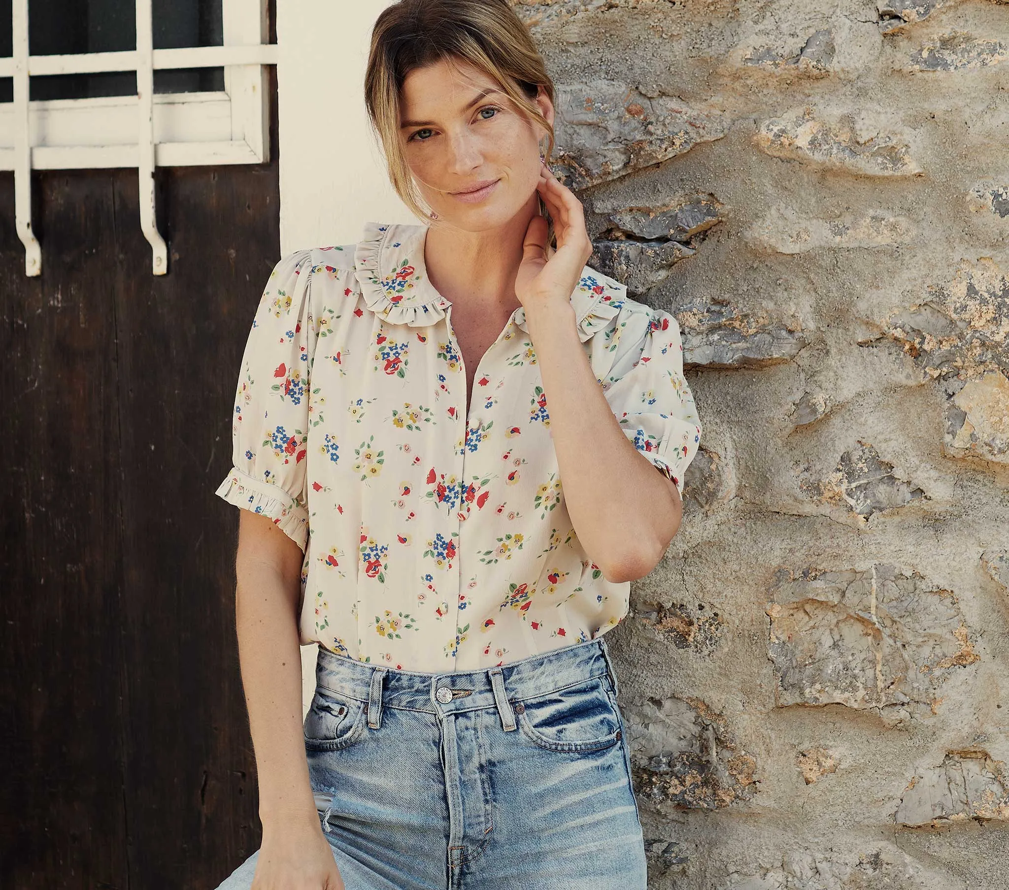 HMD -- BLYTHE TOP -- SUMMER SOLSTICE sold by Doen