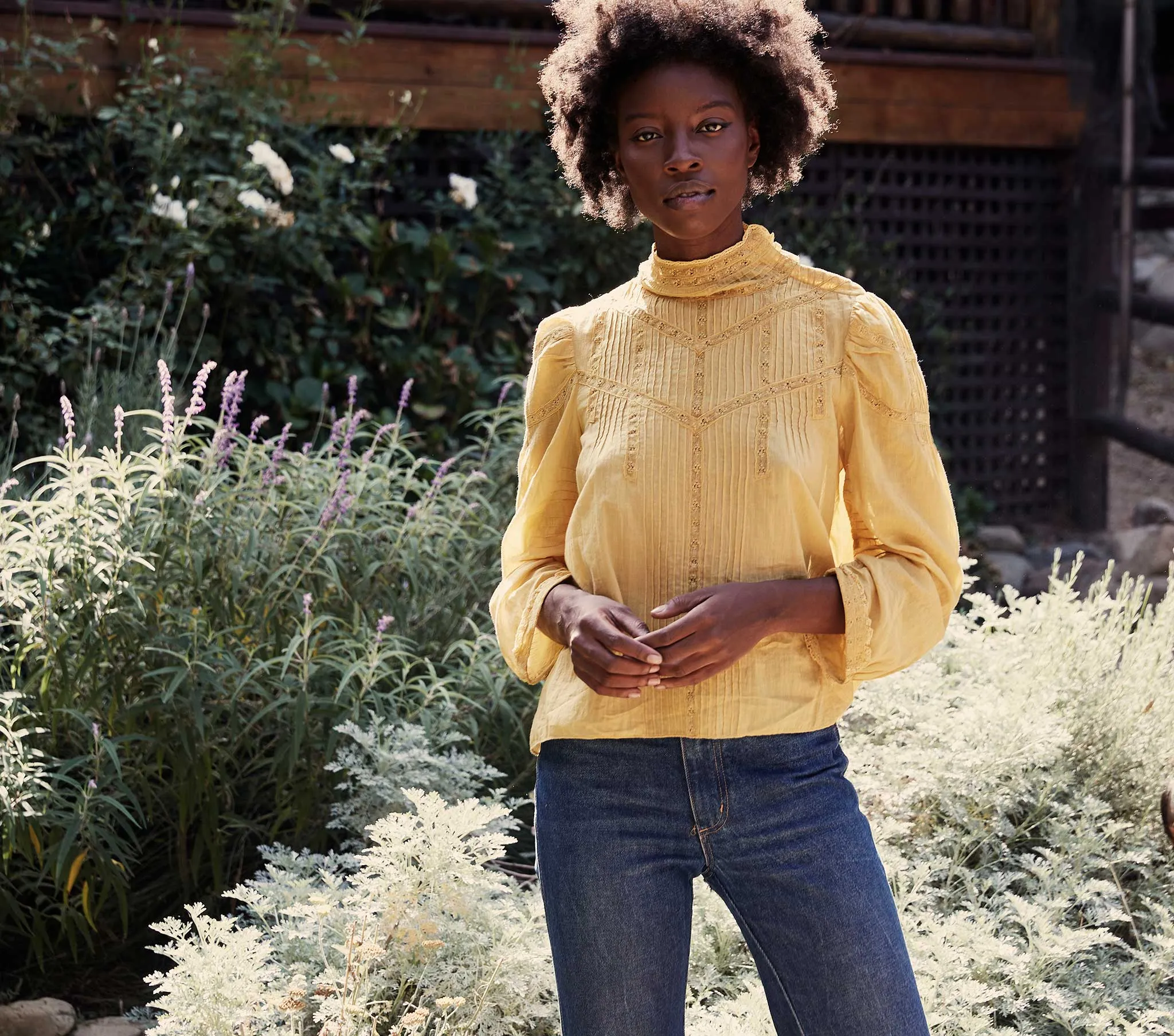 HMD -- ALBERTINE TOP -- WHEAT sold by Doen product image thumbnail 3