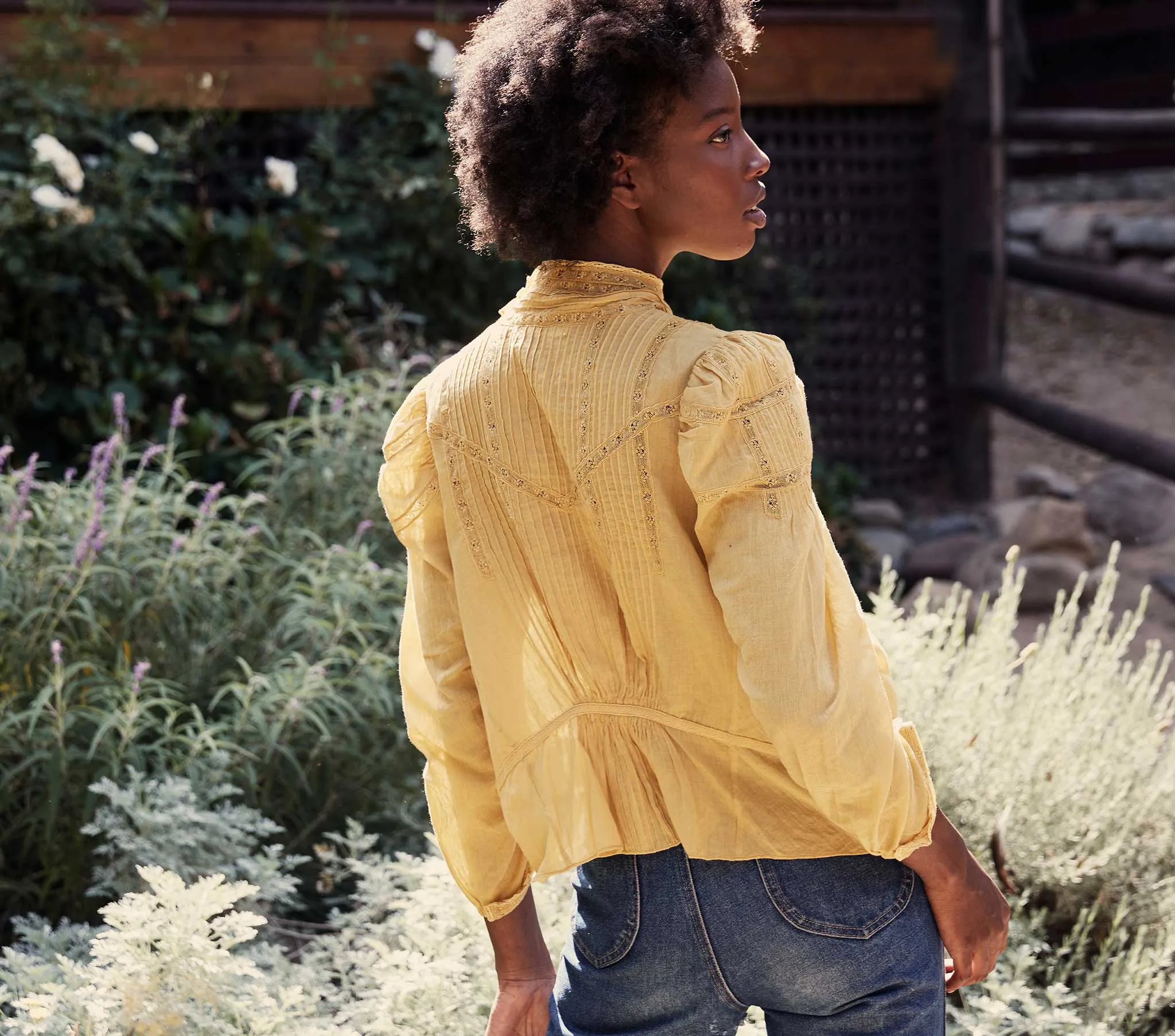 HMD -- ALBERTINE TOP -- WHEAT sold by Doen product image thumbnail 4