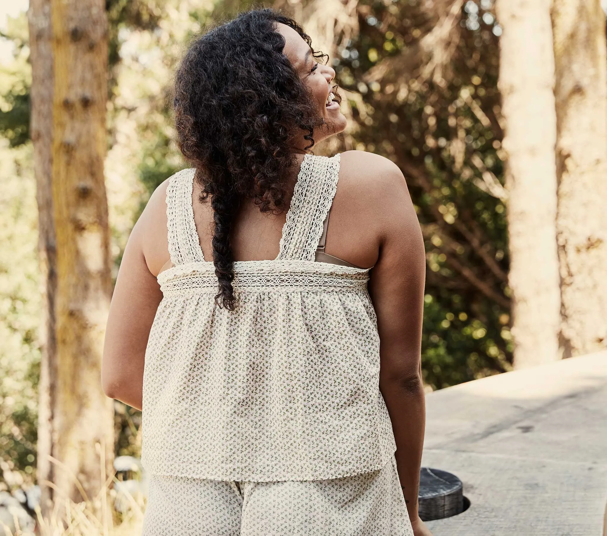 HMD -- SONORA TOP -- PINK BISOU FLORAL sold by Doen product image thumbnail 2