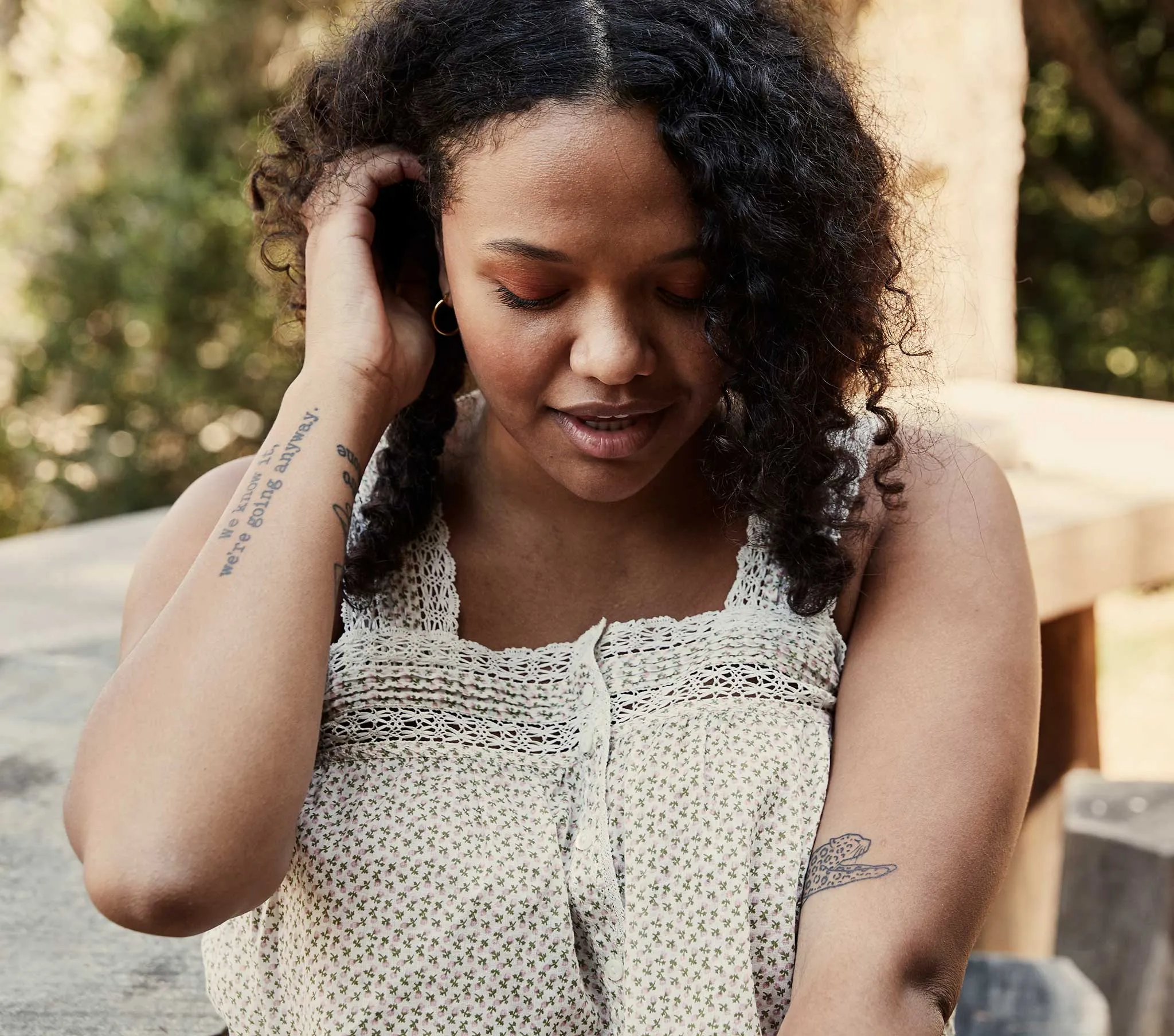 HMD -- SONORA TOP -- PINK BISOU FLORAL sold by Doen product image thumbnail 3