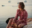 HMD -- CHARLESTON DRESS -- ST OUEN SWEET CHERRY PLAID sold by Doen