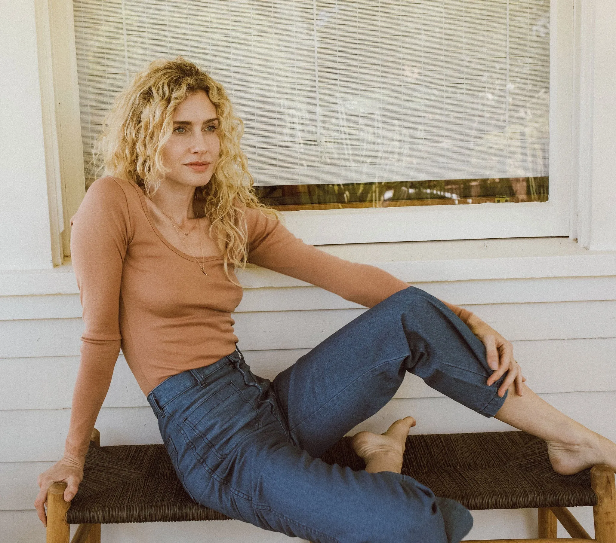 HMD -- ROMY TEE -- MAPLE sold by Doen product image thumbnail 3