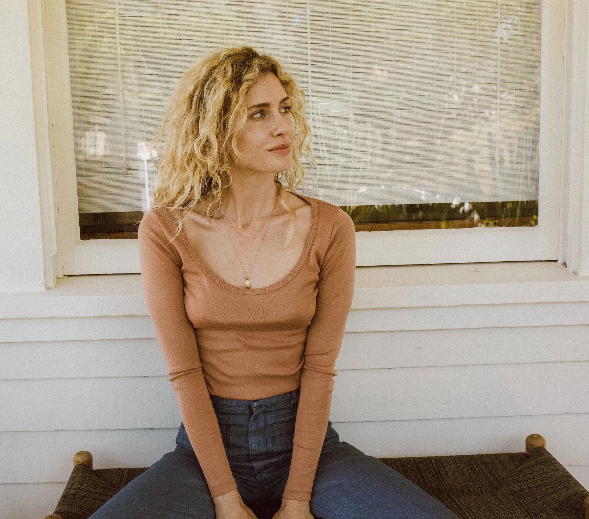 HMD -- ROMY TEE -- MAPLE sold by Doen product image thumbnail 4