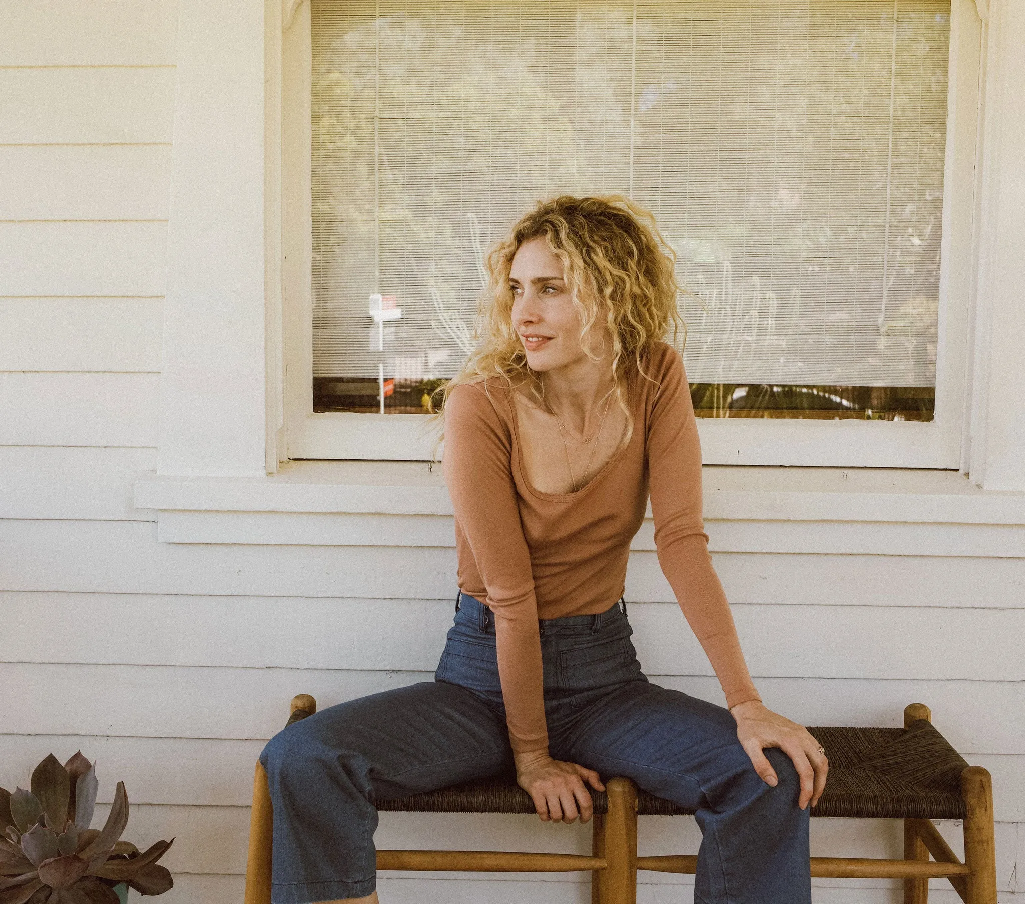 HMD -- ROMY TEE -- MAPLE sold by Doen product image thumbnail 5