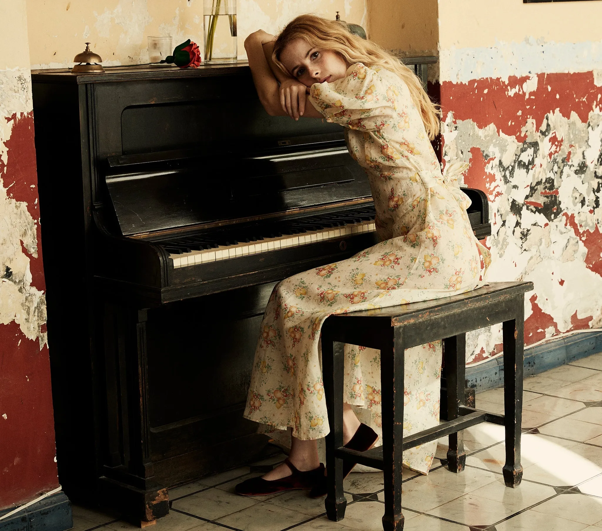 HMD -- WISTERIA DRESS -- ORCHARD BOTANICAL PRINT sold by Doen product image thumbnail 5