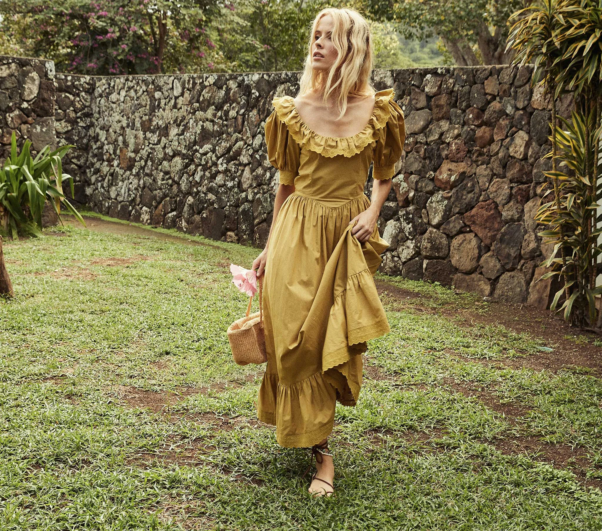 HMD -- LUPINE DRESS -- OREGANO sold by Doen product image thumbnail 3