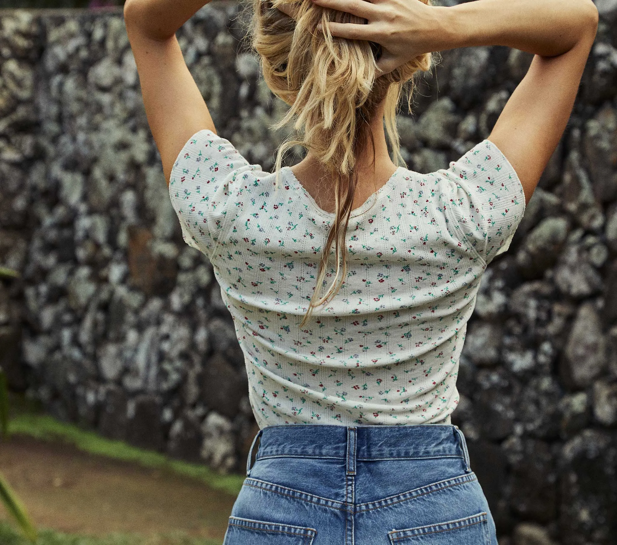 HMD -- VIVI TEE -- WILDFLOWER BREEZE sold by Doen product image thumbnail 4