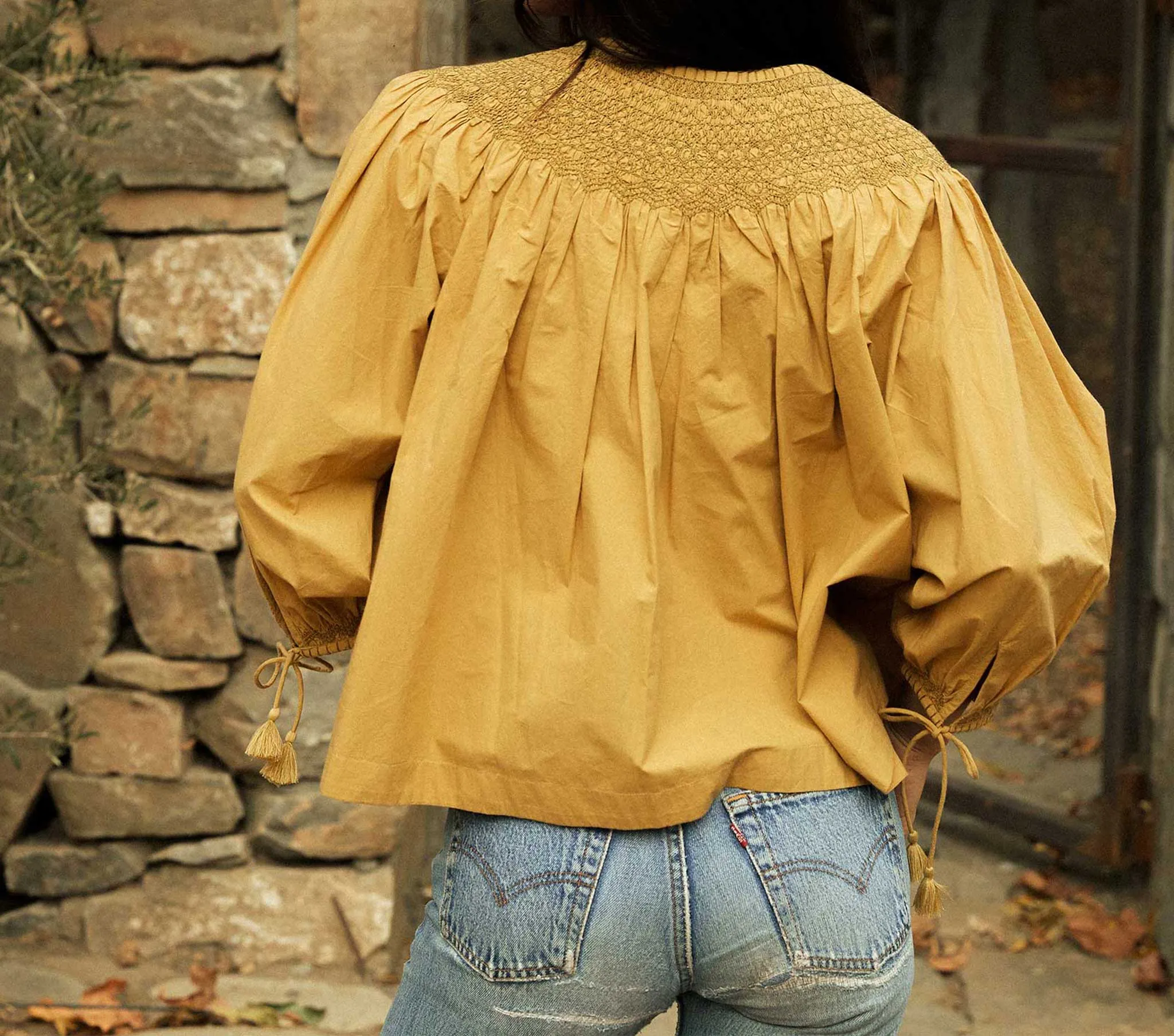 HMD -- ARISTE TOP -- WHEAT sold by Doen product image thumbnail 3