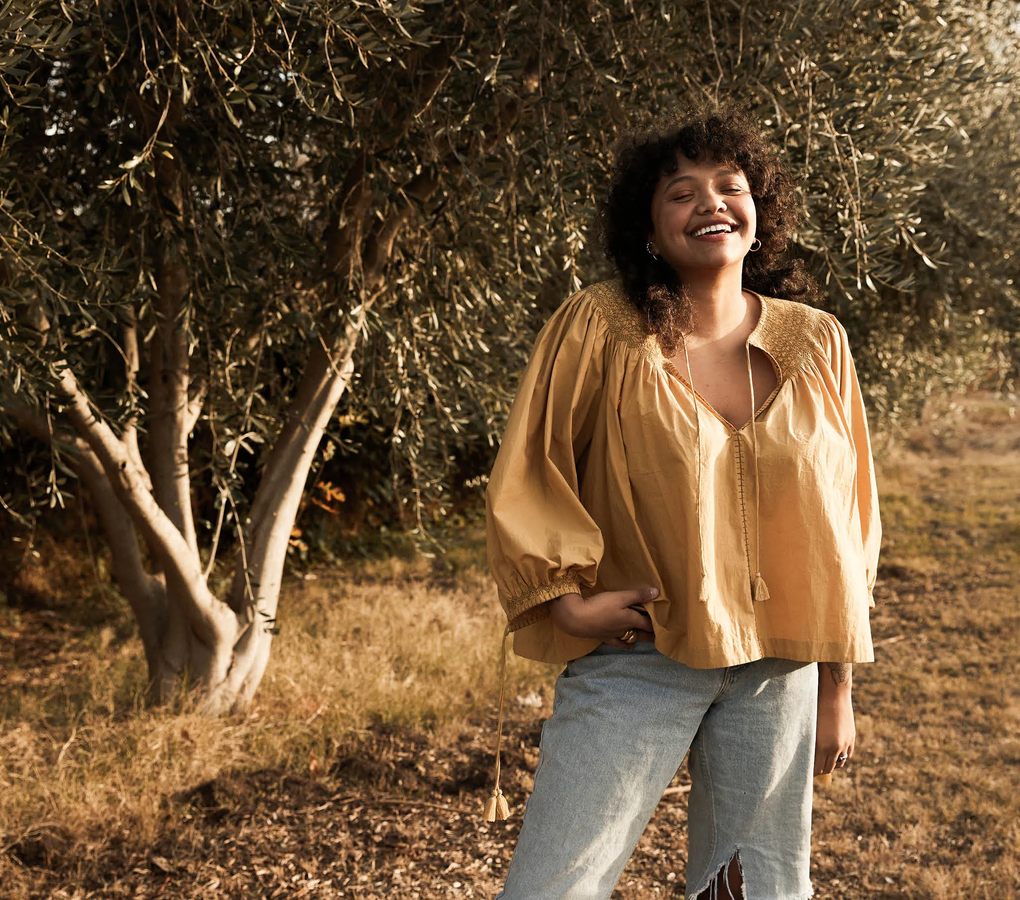 HMD -- ARISTE TOP -- WHEAT sold by Doen product image thumbnail 4