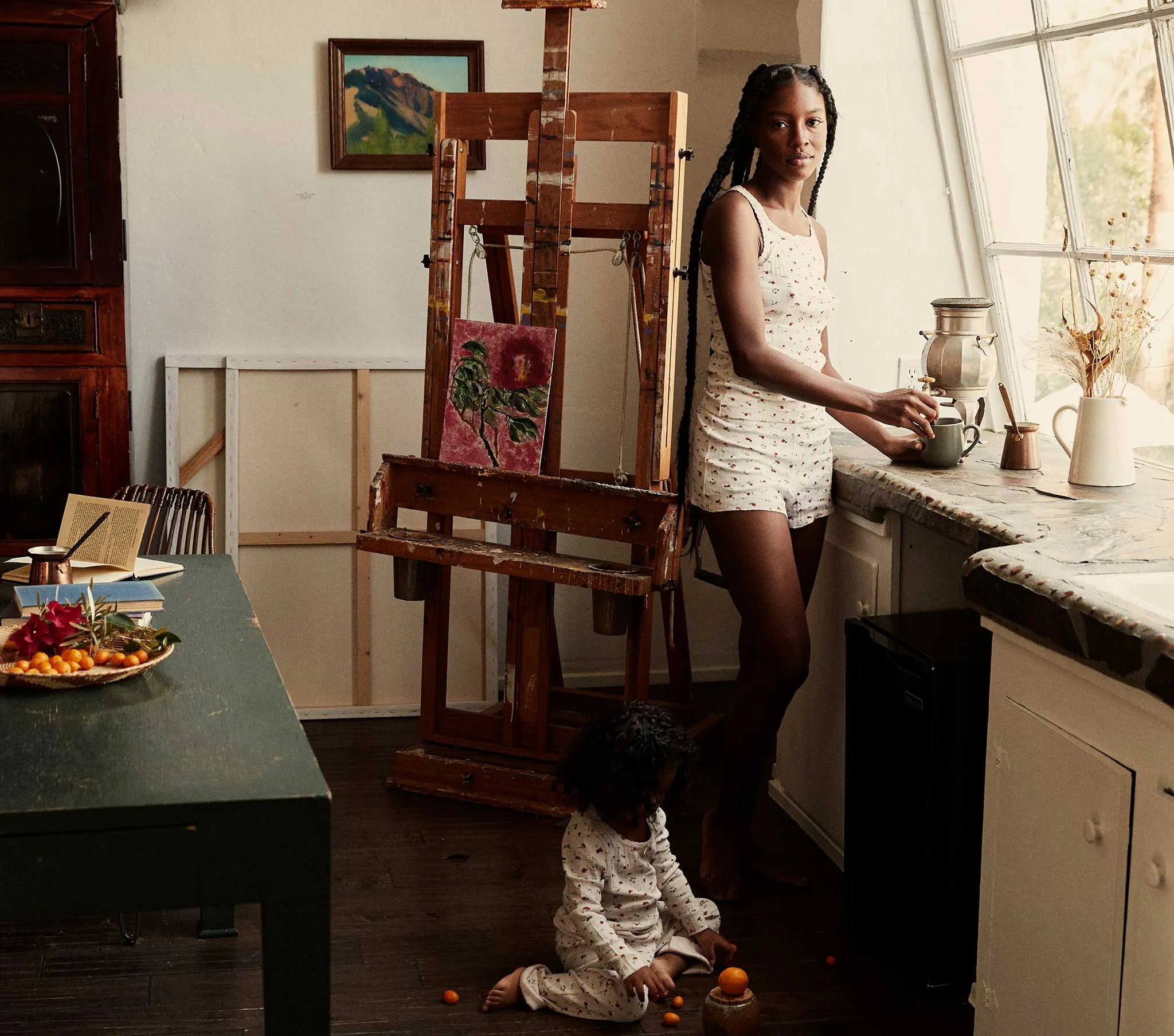 HMD -- SEINE TANK -- STRAWBERRY BLOOMS sold by Doen product image thumbnail 3