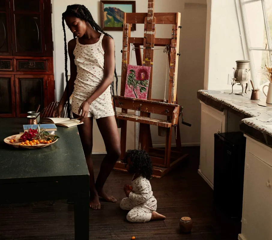 HMD -- SEINE TANK -- STRAWBERRY BLOOMS sold by Doen