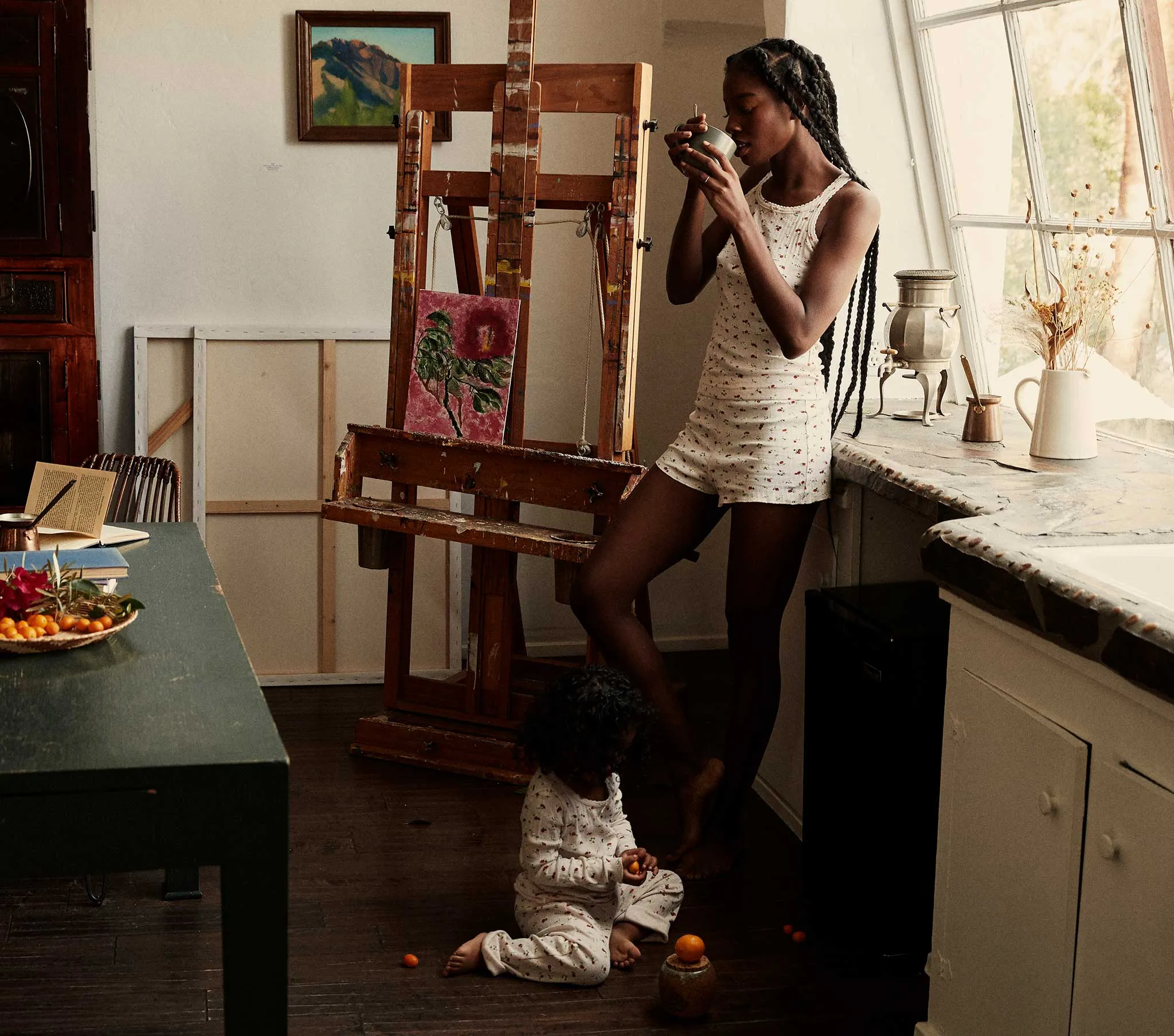 HMD -- SEINE TANK -- STRAWBERRY BLOOMS sold by Doen product image thumbnail 5