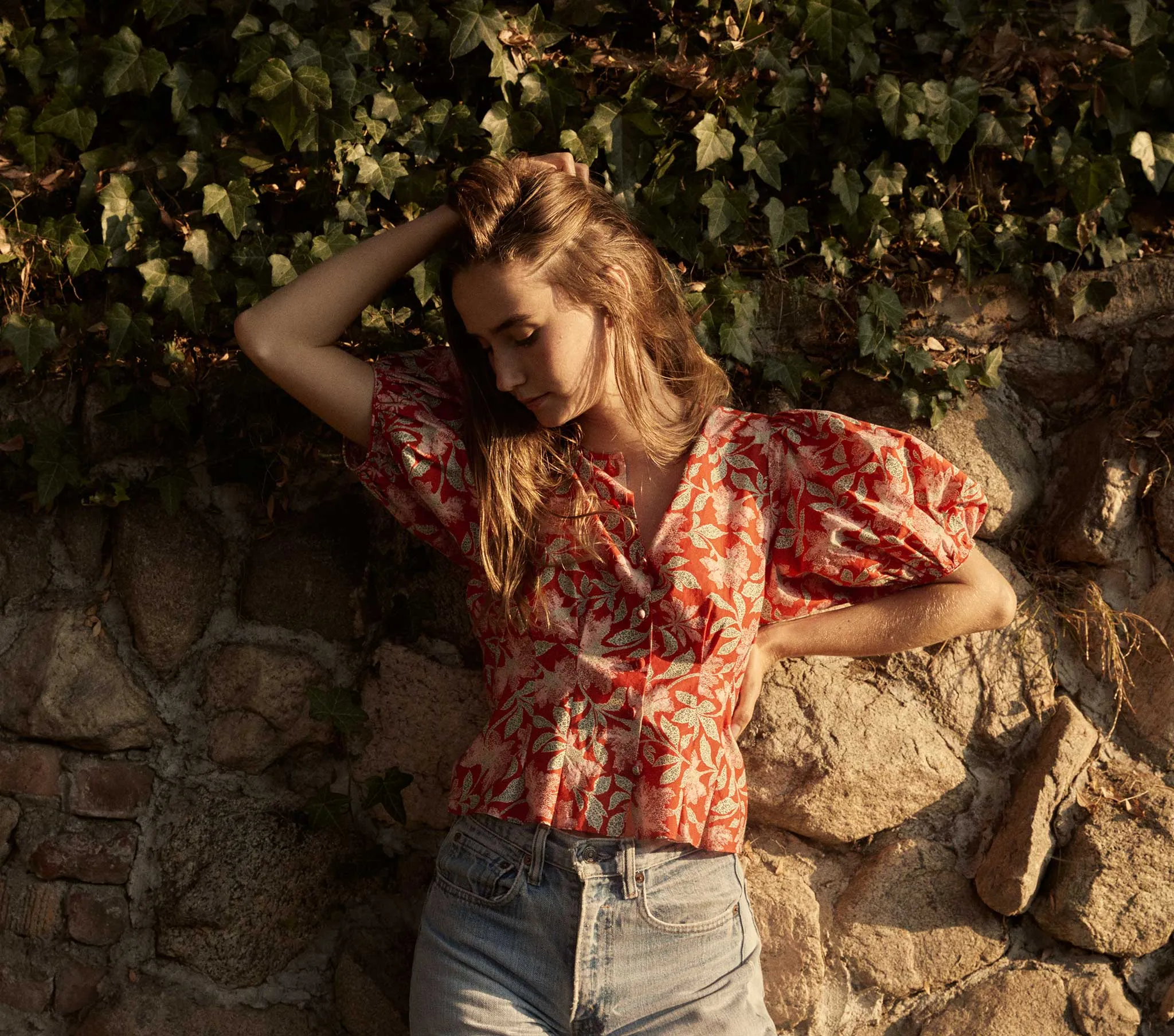 HMD -- CHELLE TOP -- JARDIN MARJORELLE sold by Doen product image thumbnail 5