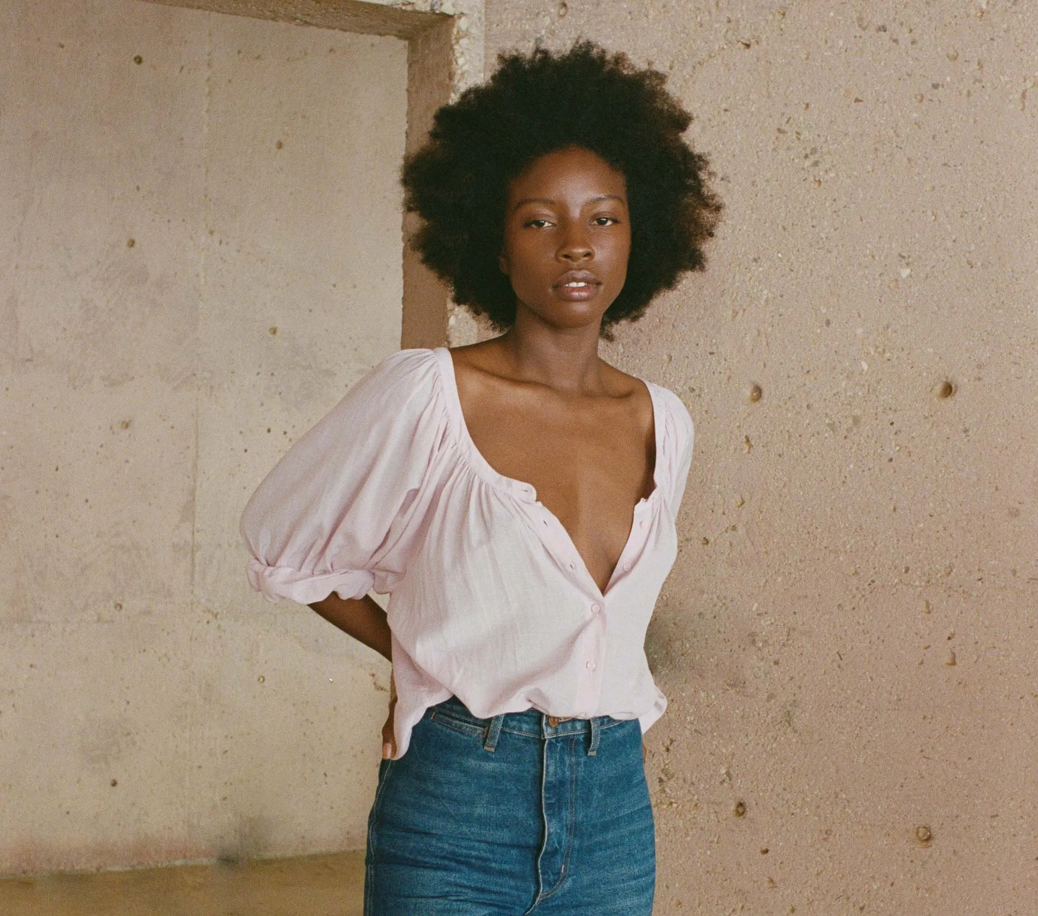 HMD -- JEANNE TOP -- WISTERIA sold by Doen product image thumbnail 3