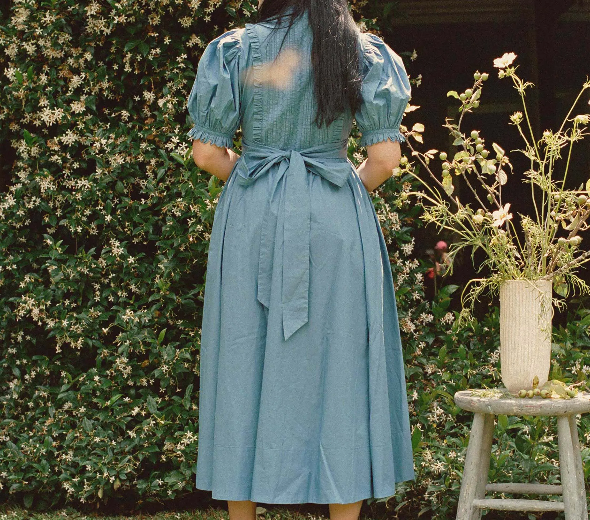 HMD -- HEMLOCK DRESS -- BLUE ASTER sold by Doen product image thumbnail 2