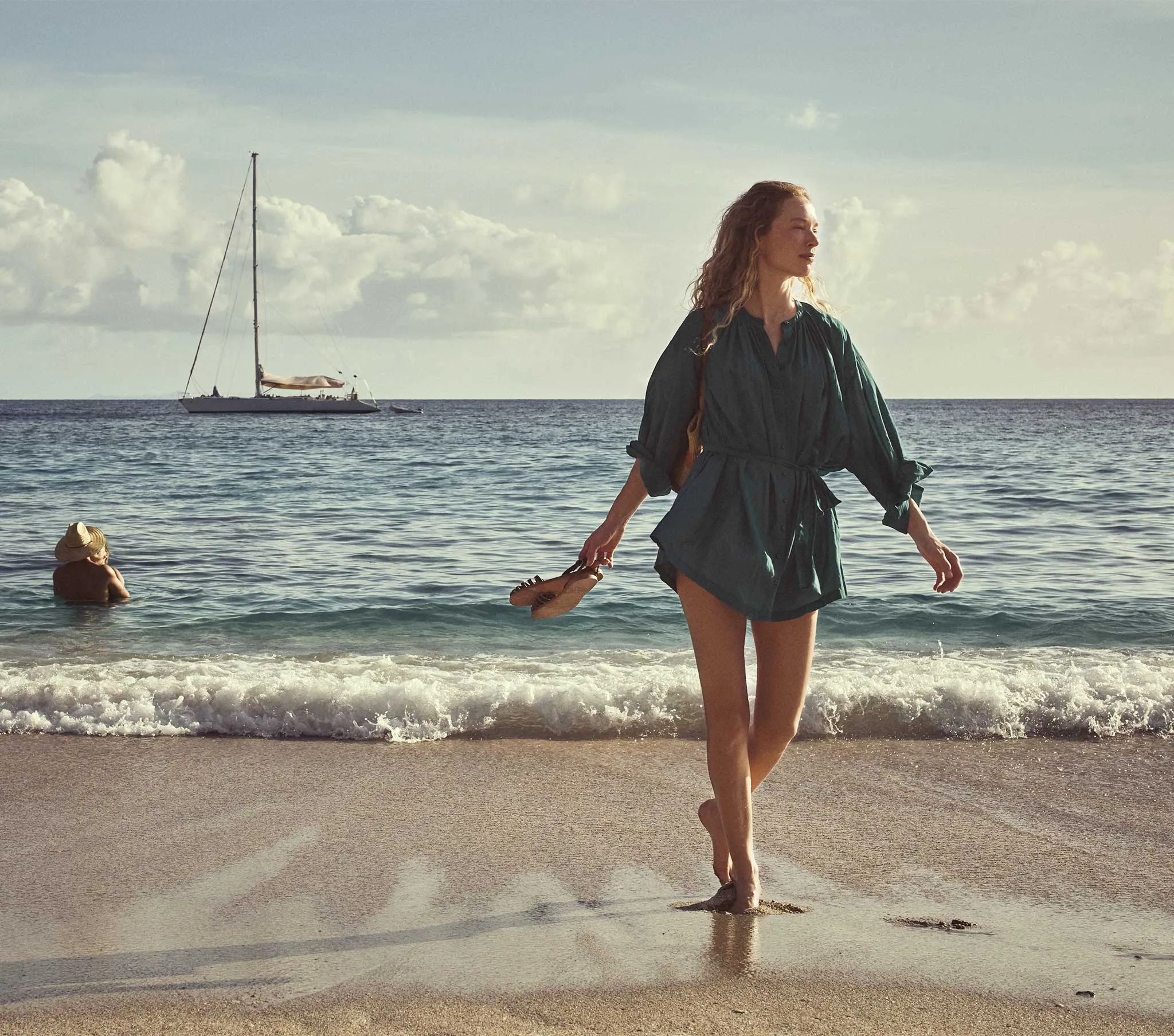 HMD -- JO DRESS -- DUSTY TEAL sold by Doen product image thumbnail 2