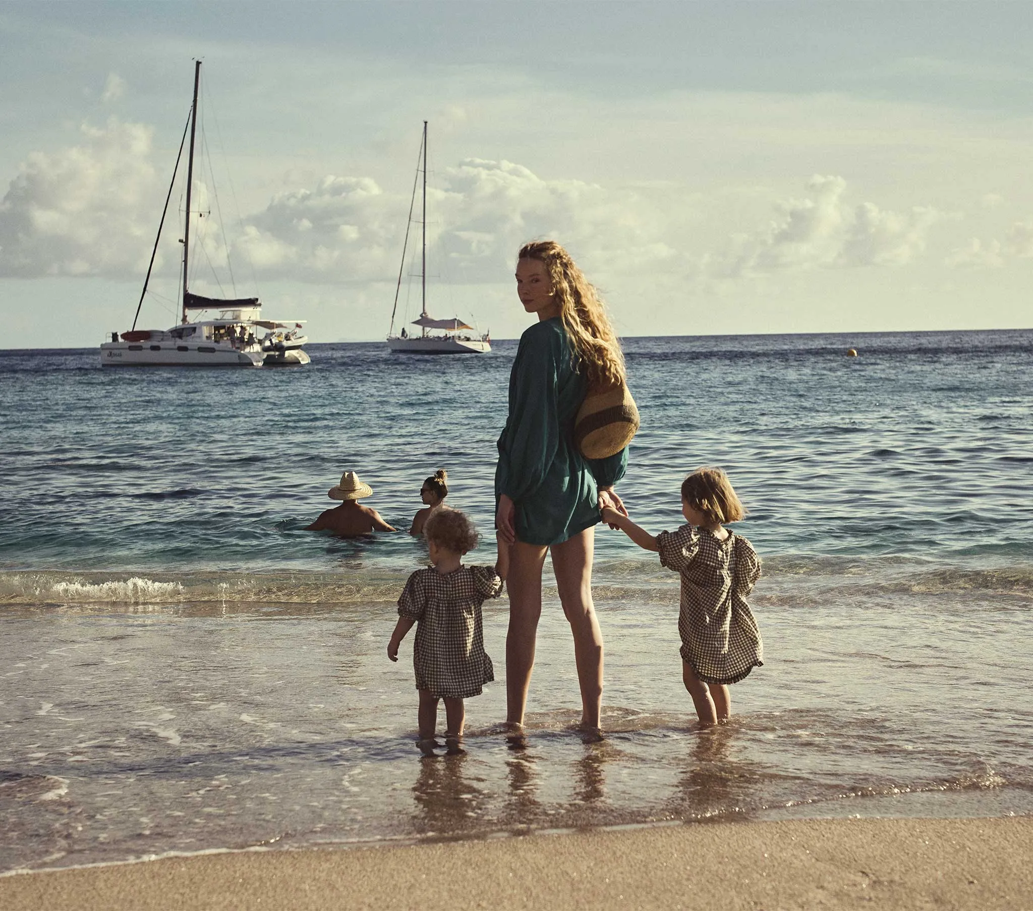 HMD -- JO DRESS -- DUSTY TEAL sold by Doen product image thumbnail 4