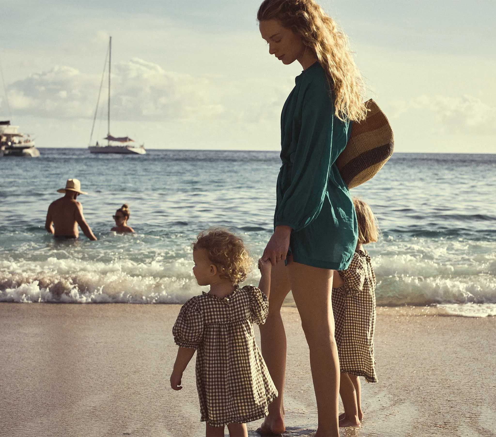 HMD -- JO DRESS -- DUSTY TEAL sold by Doen