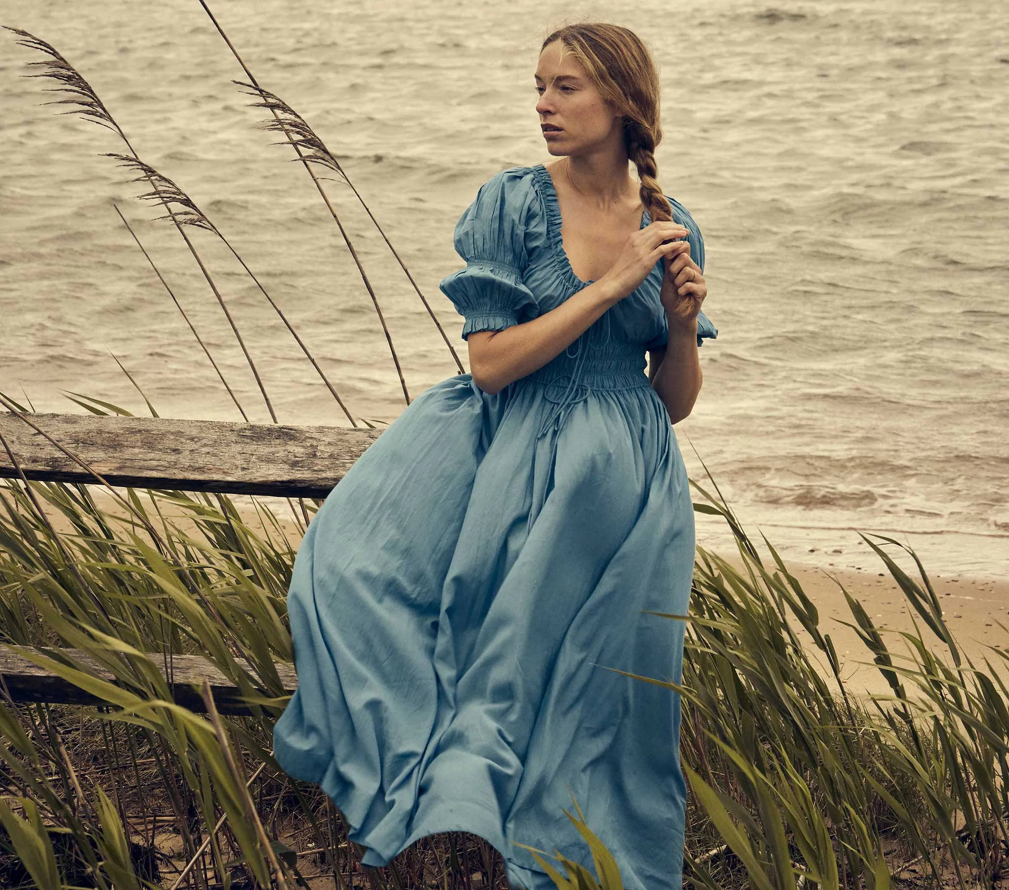 HMD -- ISCHIA DRESS -- MEDALLION BLUE sold by Doen product image thumbnail 3