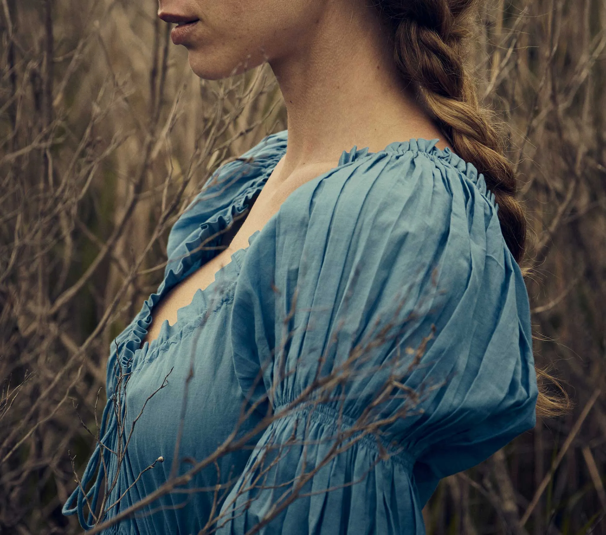 HMD -- ISCHIA DRESS -- MEDALLION BLUE sold by Doen