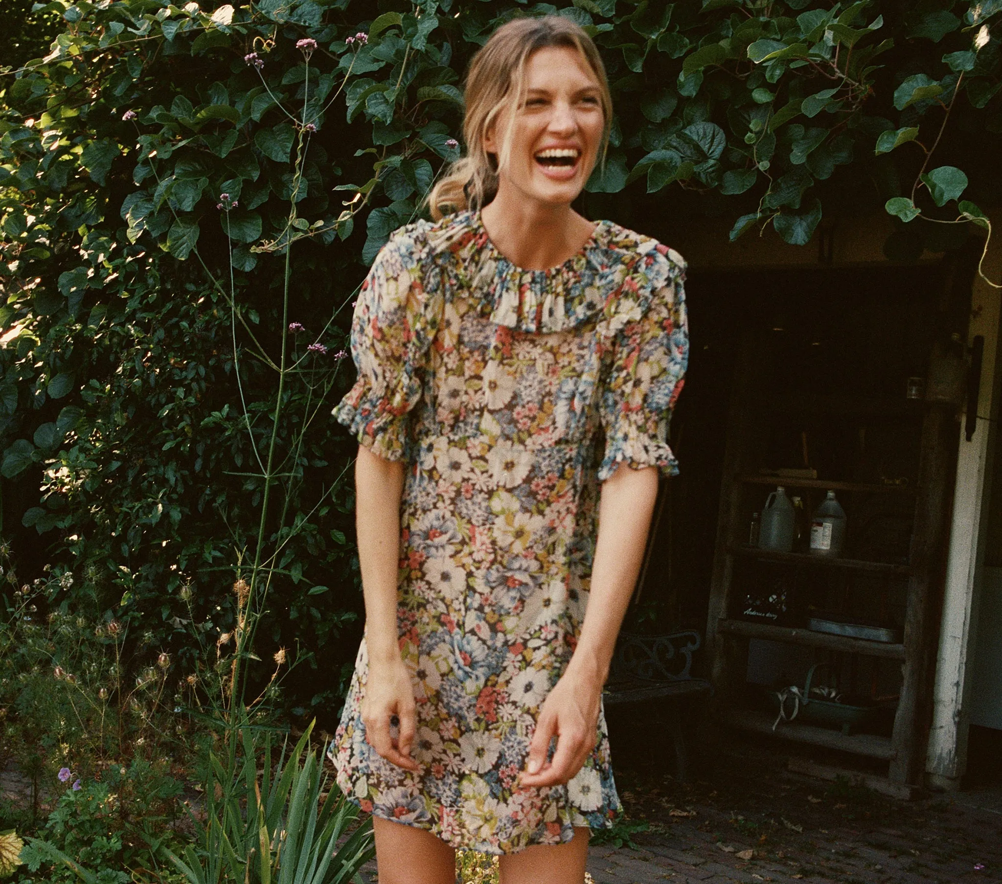 HMD -- BAUDOIN DRESS -- ALICE FLORAL sold by Doen product image thumbnail 4