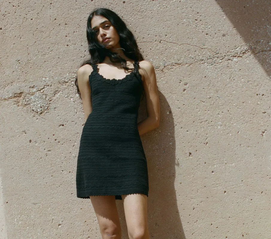 HMD -- MARGARITA DRESS -- BLACK sold by Doen