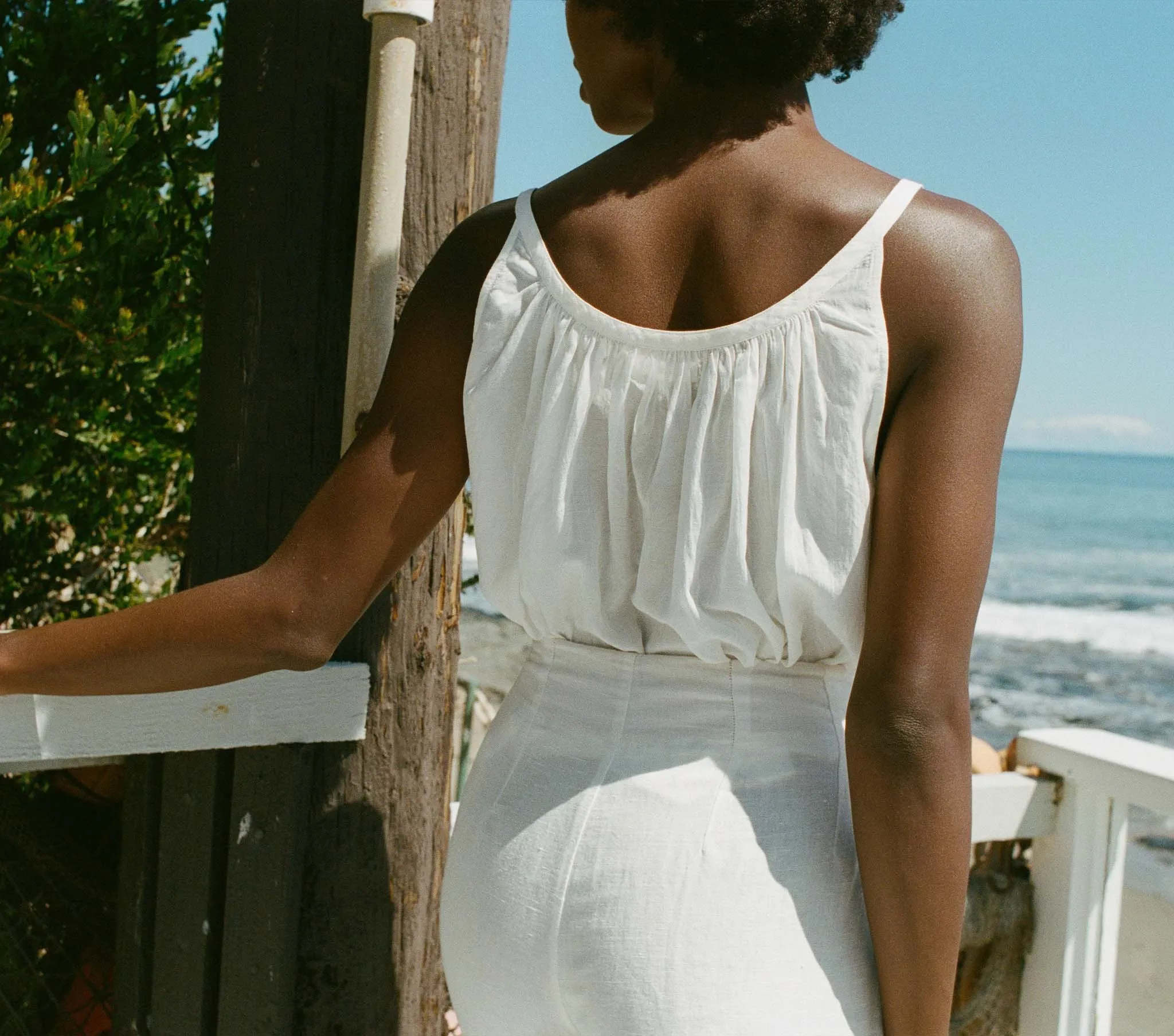 HMD -- NALINA TOP -- SALT sold by Doen product image thumbnail 5