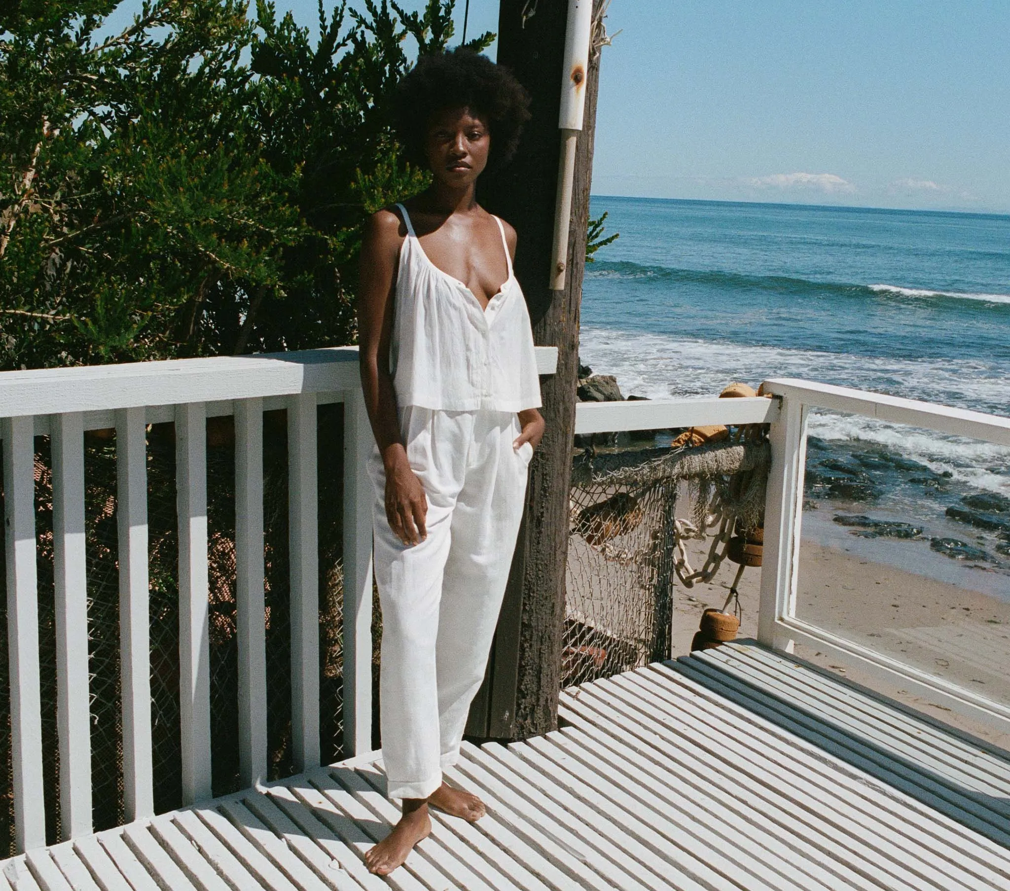 HMD -- NALINA TOP -- SALT sold by Doen product image thumbnail 2